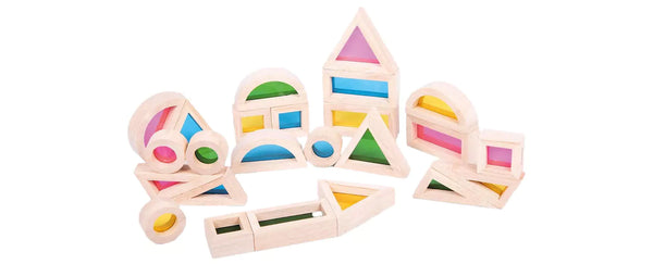 Sensory Wooden Rainbow Blocks Image