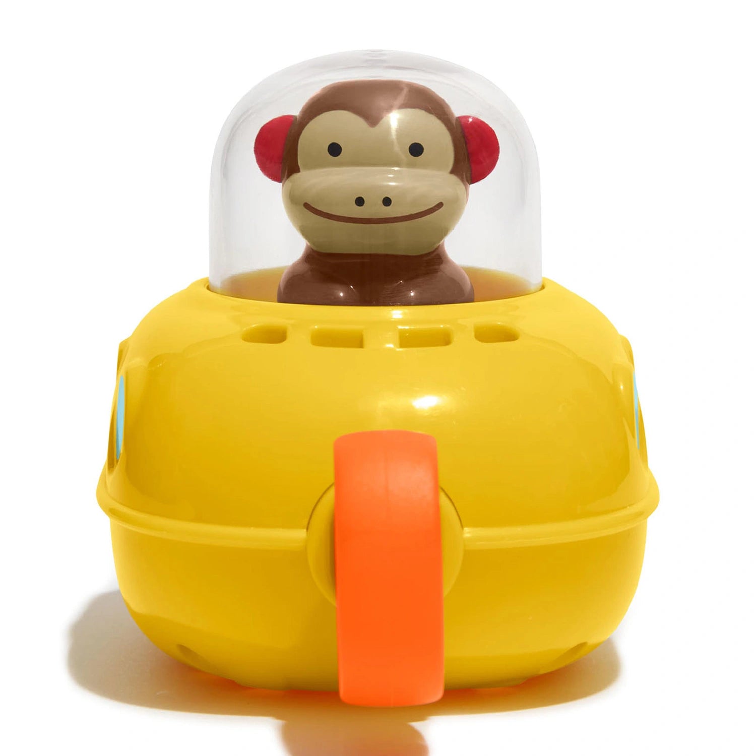 An image of Skip Hop Zoo Pull & Go Submarine Bath Toy - Monkey Fun!
