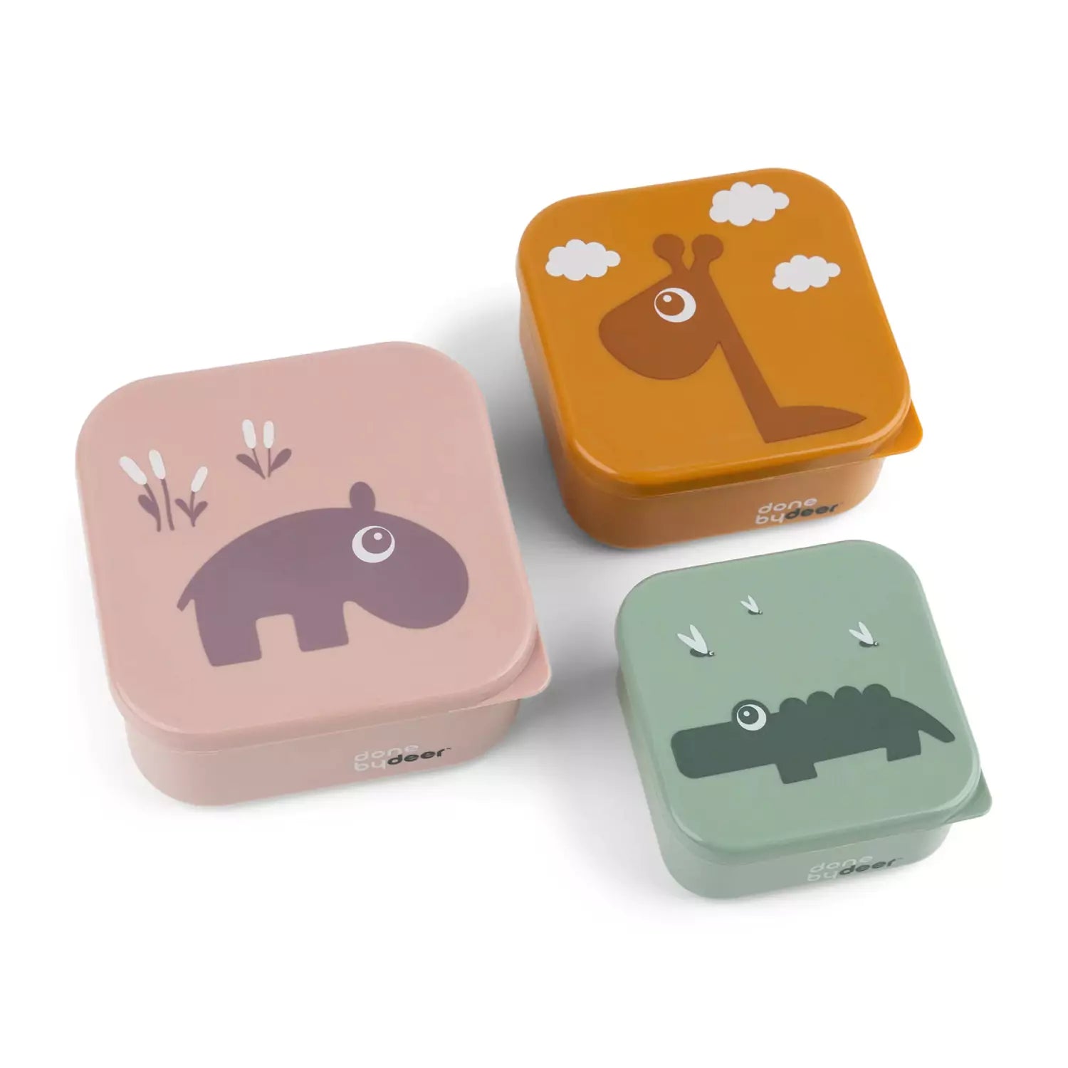 An image of Deer Friends Animal Lunch Box Set | Adorable & Functional