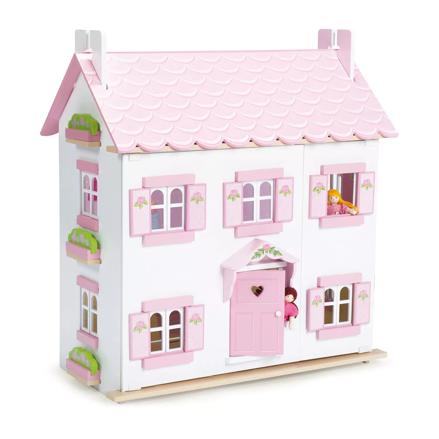 An image of Le Toy Van Sophie's Wooden Dolls House | Playtime | Smallsmart.co.uk