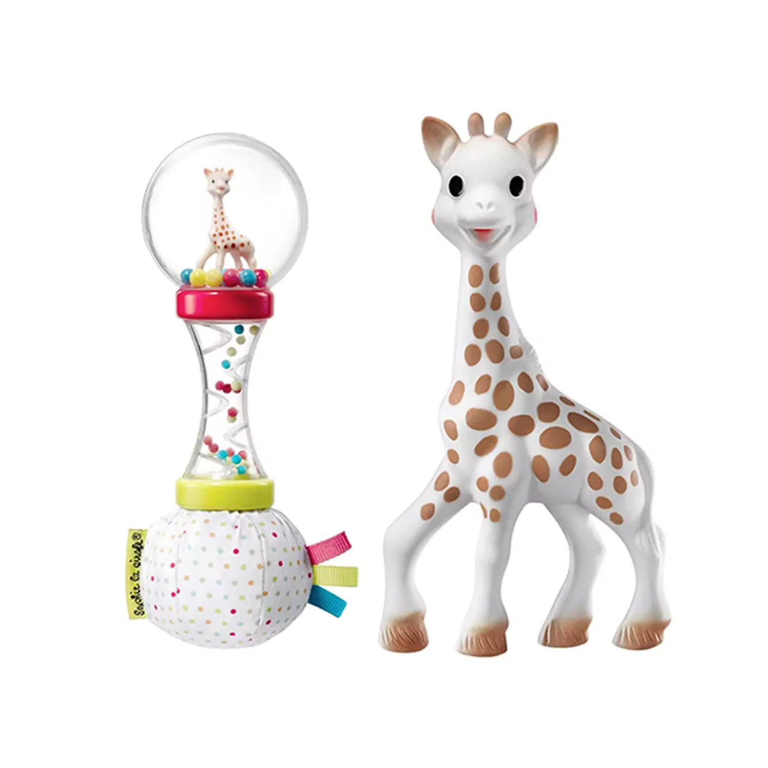 An image of Sophiesticated Maracas Instrument Set from Sophie La Girafe UK