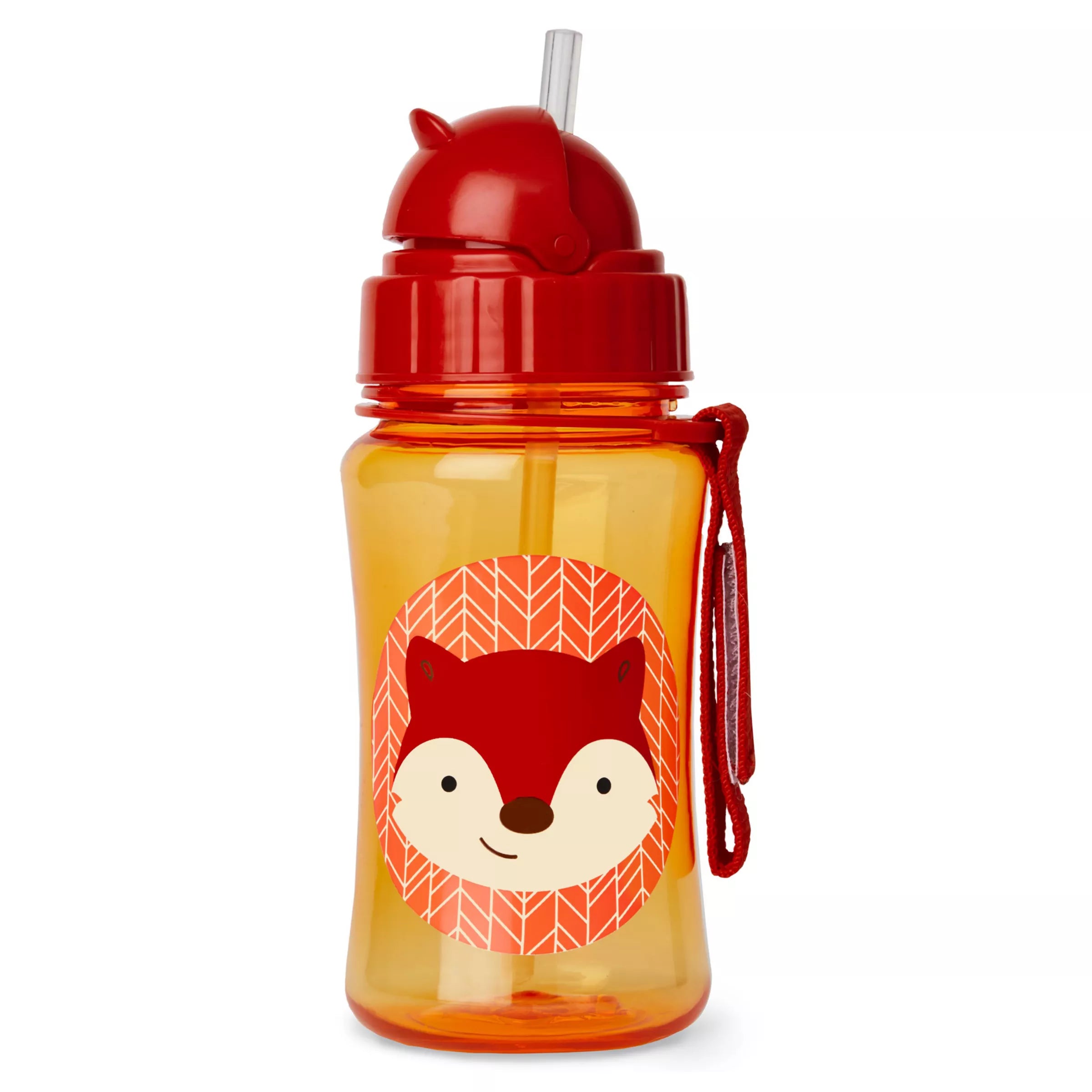 An image of Straw Water Bottle - Skip Hop Fox Zoo Bottle - Buy Now