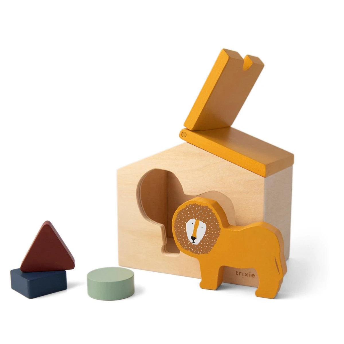 An image of Kids Wooden House - Children's Wooden House - Wooden Toys | Trixie Mr. Lion