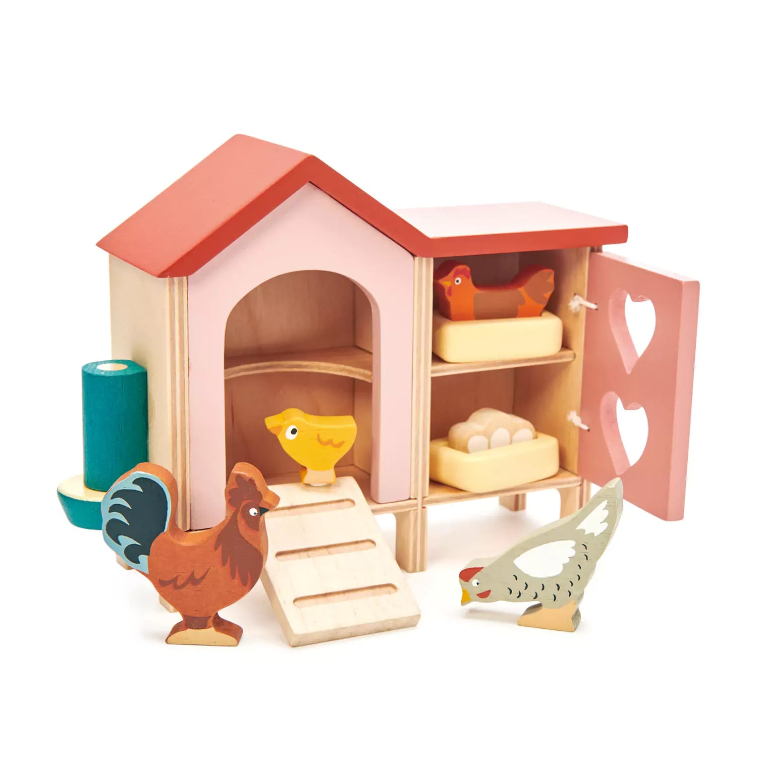An image of Wooden Chicken Coop Playset