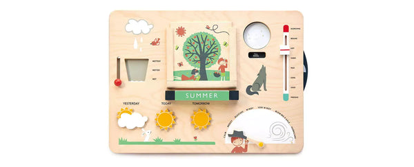 Wooden Educational Weather Watch by Tender Leaf