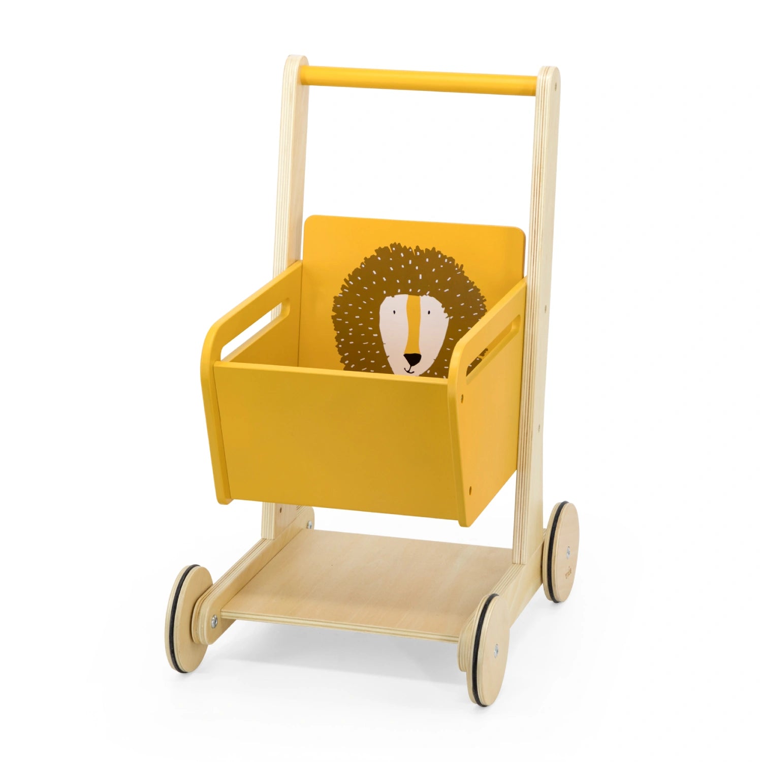 An image of Wooden Shopping Cart Toy - Mr Lion - Order Now