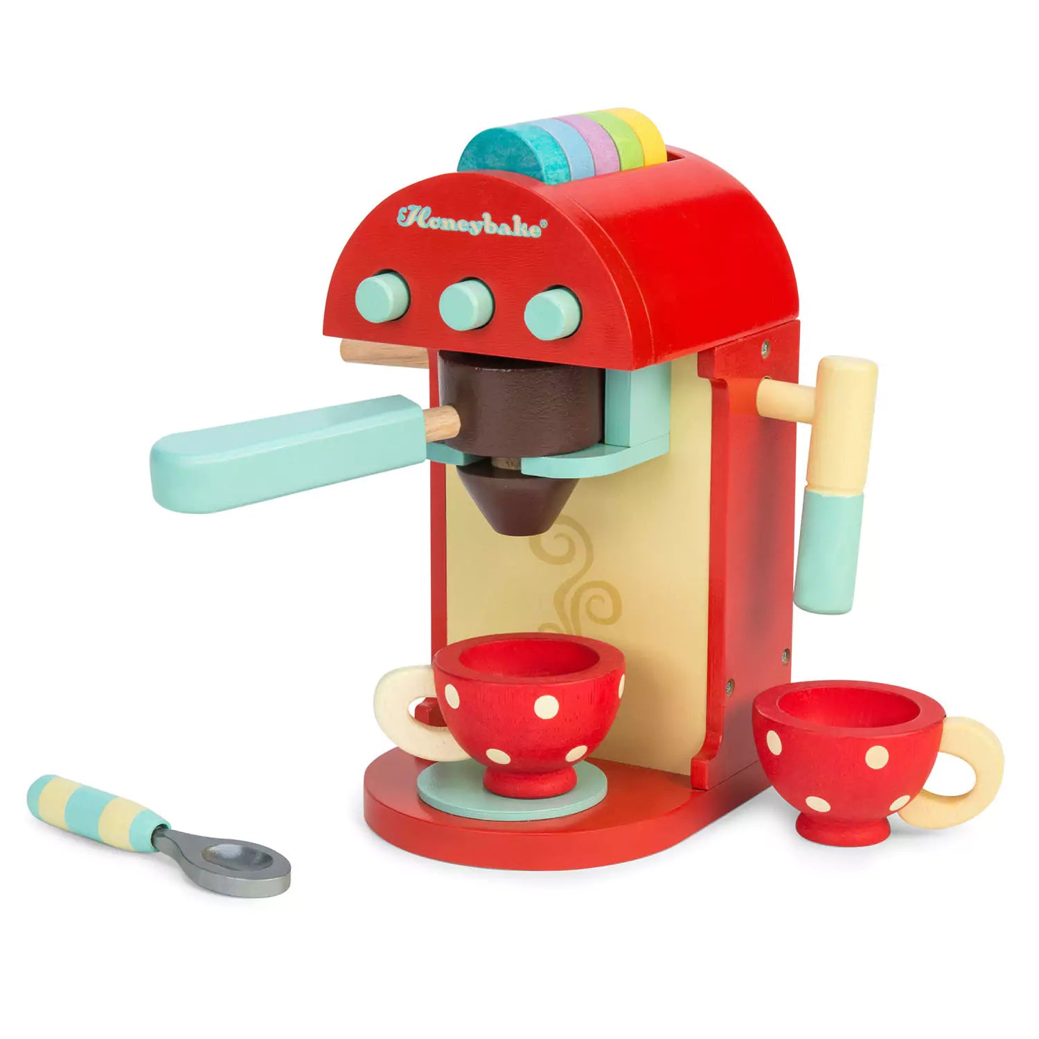 An image of Le Toy Van Honeybake Cafe Machine | Playtime | SmallSmart.co.uk