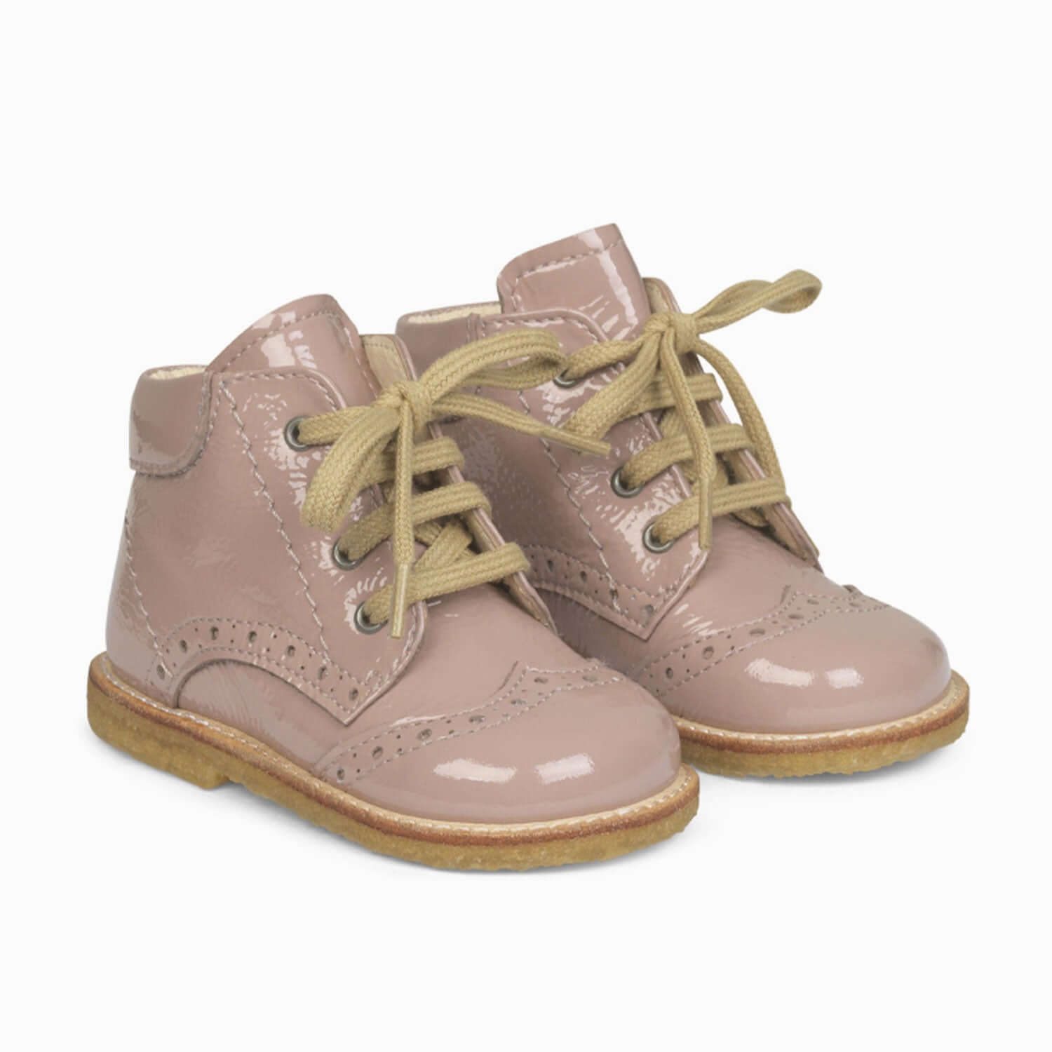 An image of Kids Boots - Toddler Boots - Kids Winter Boots With Laces - Rose | Angulus EU25/...