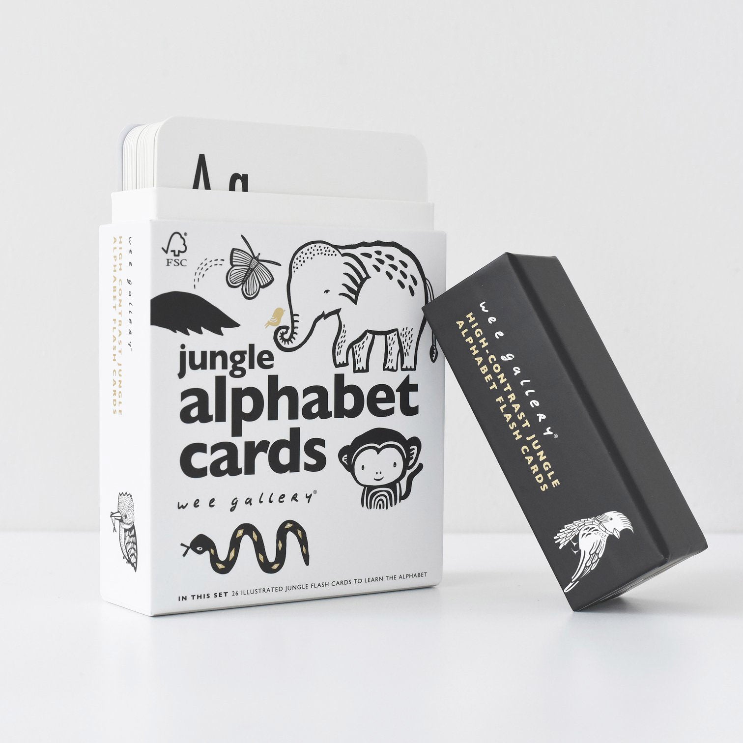 An image of Wee Gallery Alphabet Cards - Jungle