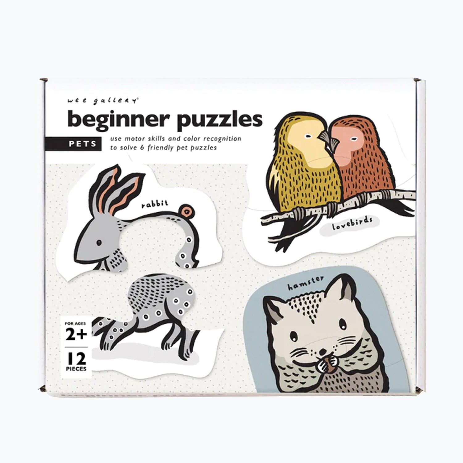 An image of Wee Gallery Beginner Puzzles - Pet Puzzle - Kids Puzzle | Wee Gallery