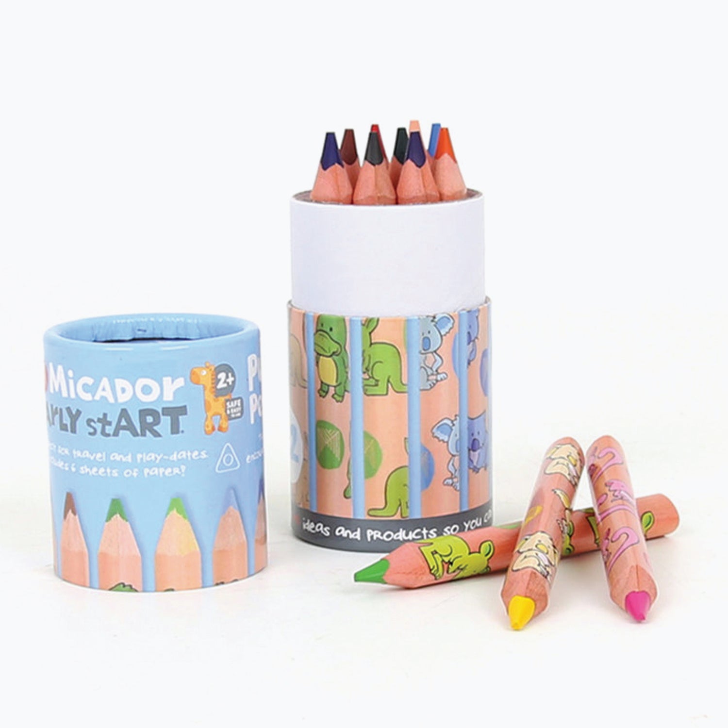 An image of Triangle Pencil Pack - 12 Colouring Pencils - Pencil Pack | Micador