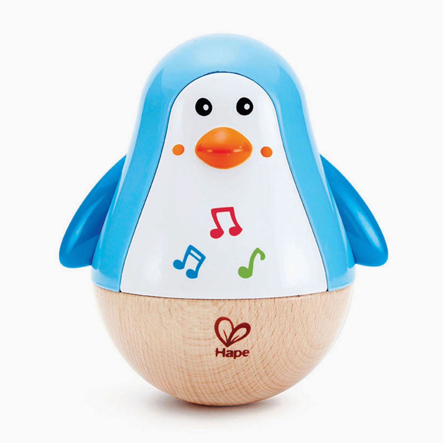 An image of Kids Toys - Sensory Toys - Penguin Musical Wobbler | Hape