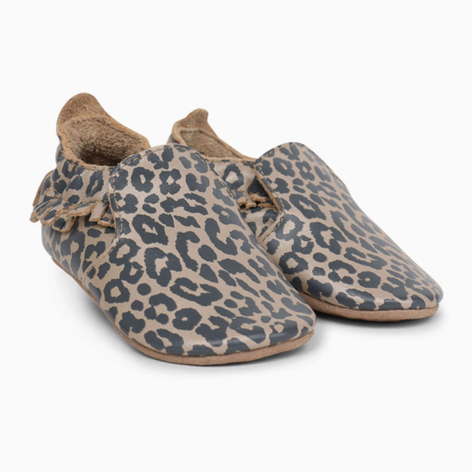 An image of Baby Shoes - Pre Walkers - Soft Sole Leopard Print - Gold | Bobux XL