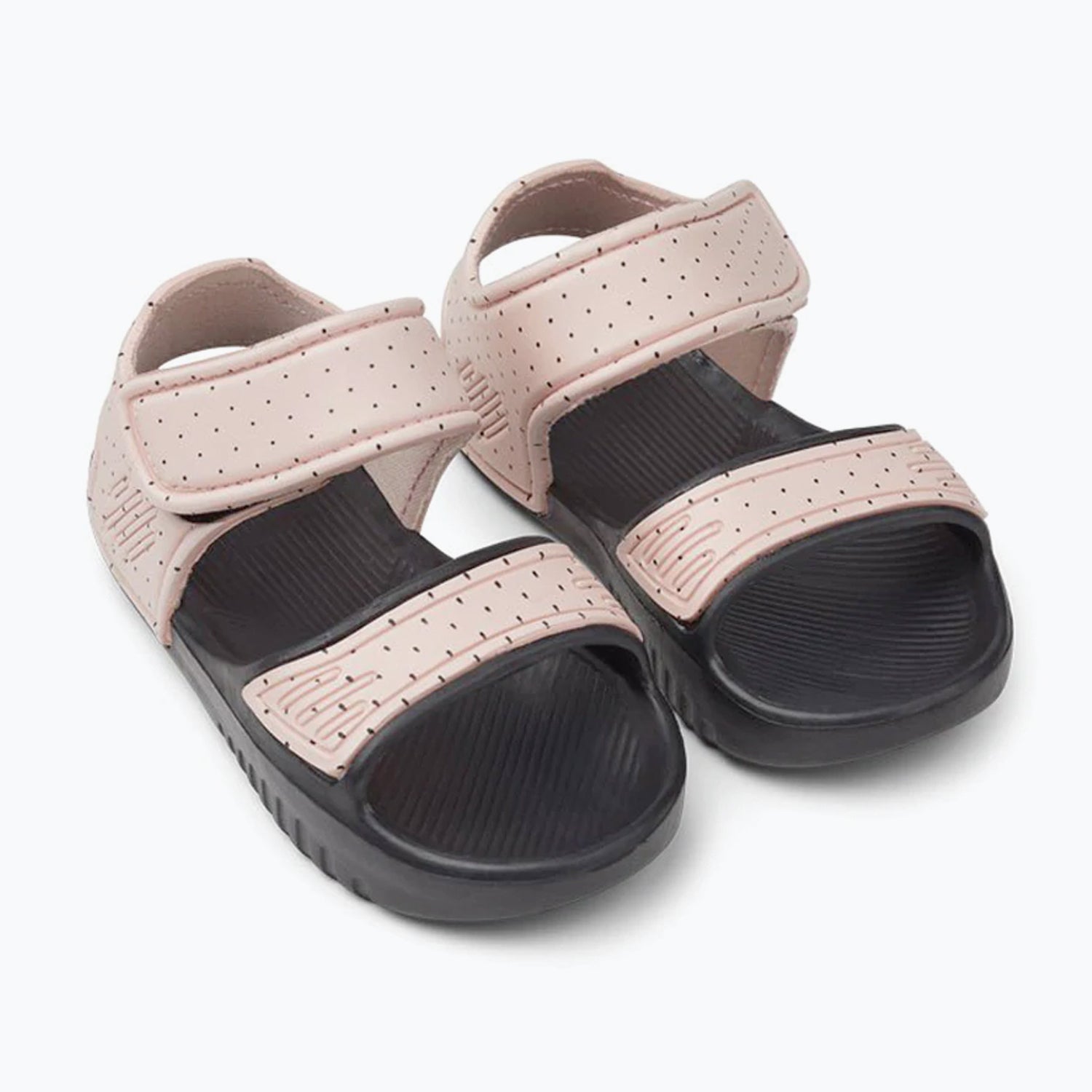 An image of Kids Sandals - Blumer Sandals - Dot Rose & Mustard Leo | Liewood Little Dot Rose...