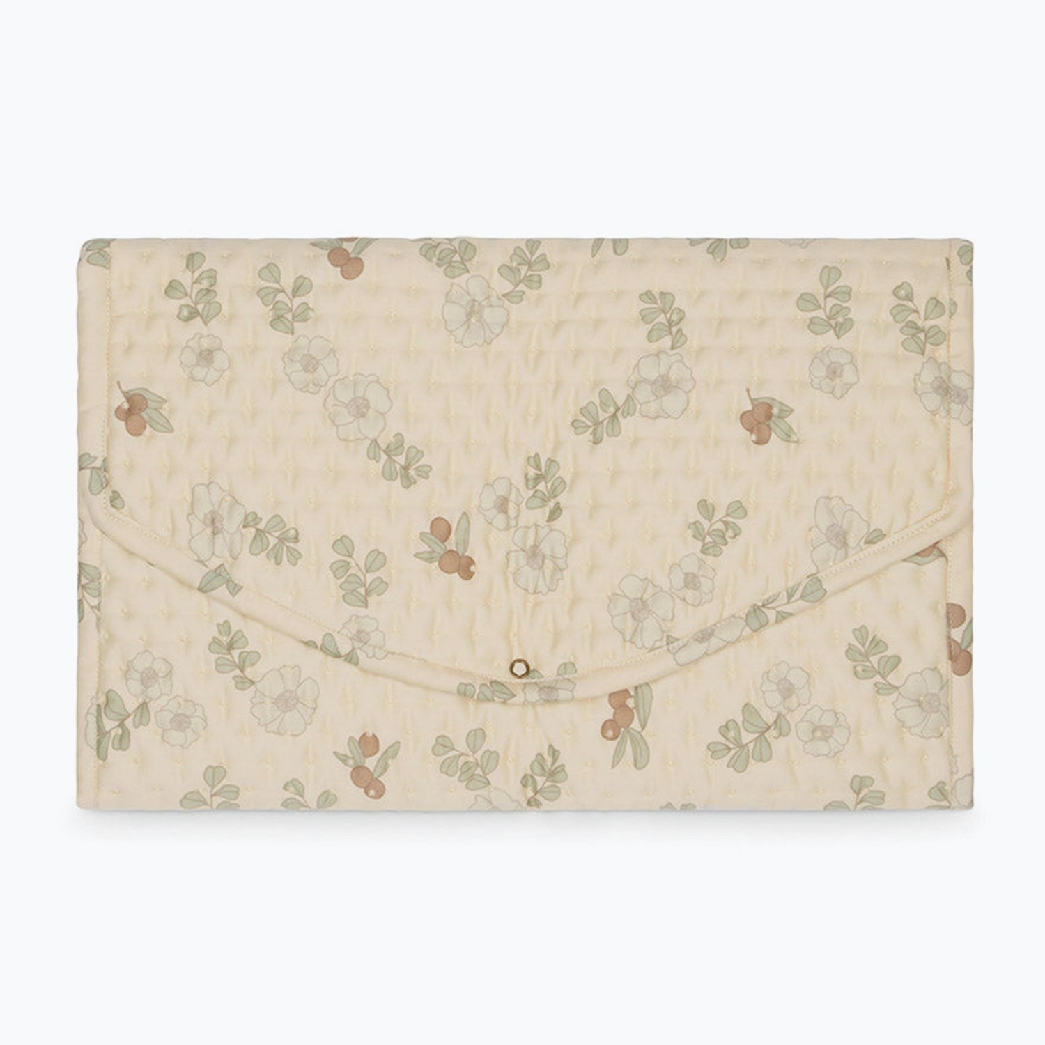 An image of Changing Pad - Changing Mat - Nappy Pouch | That's Mine Flowers and Berries