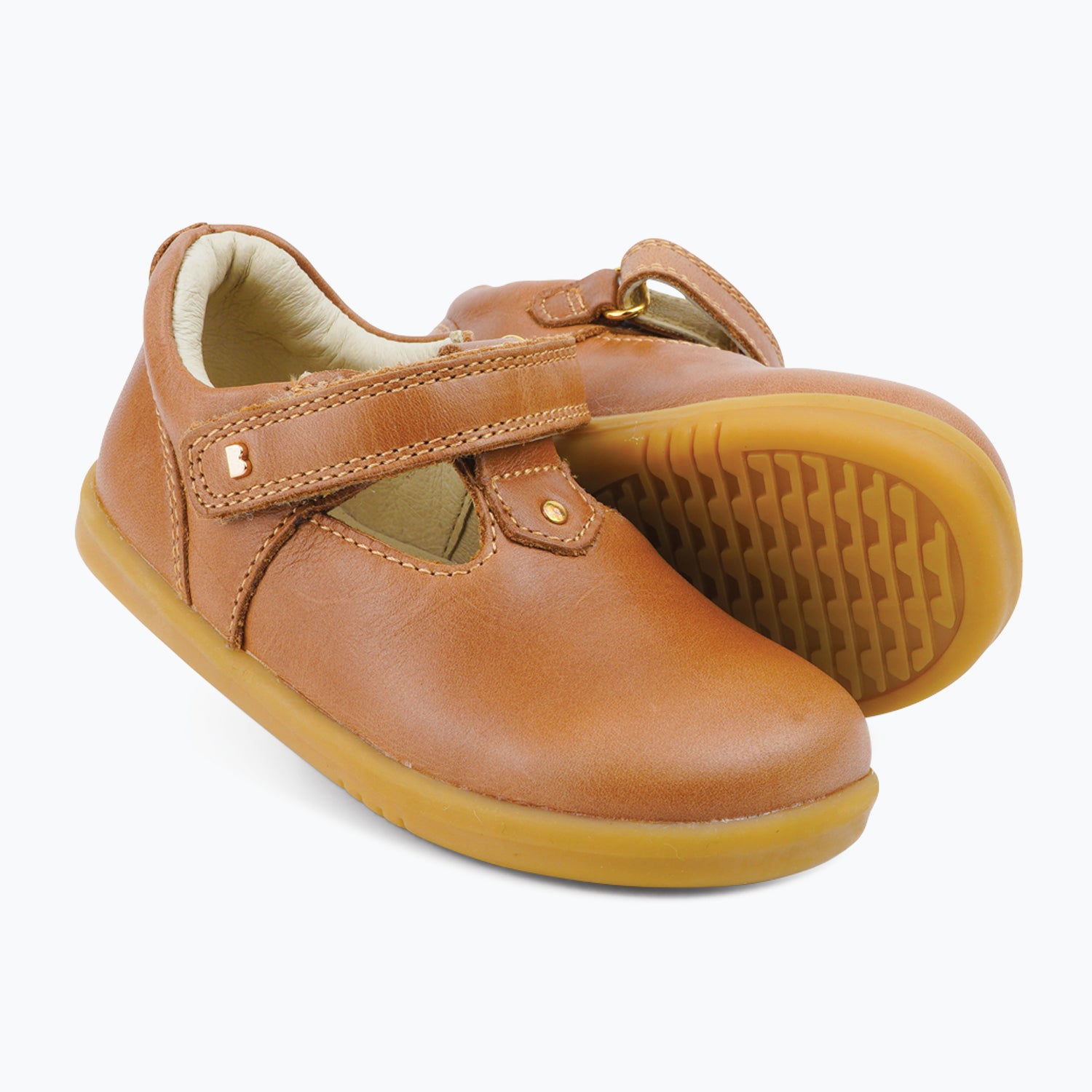 An image of Kids Shoes - I-Walk Louise - Caramel Kids Shoes | Bobux EU22/UK5