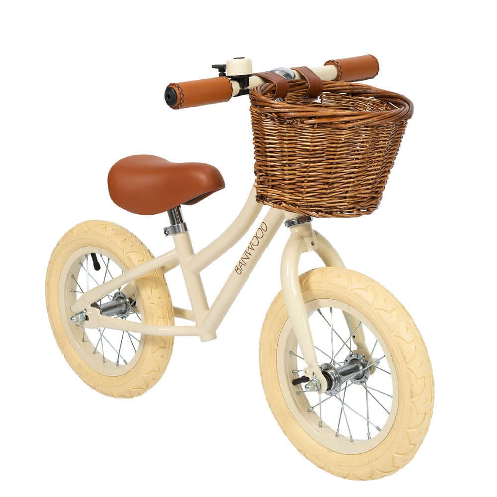 An image of Banwood Banwood First Go Kids Balance Bike - Cream