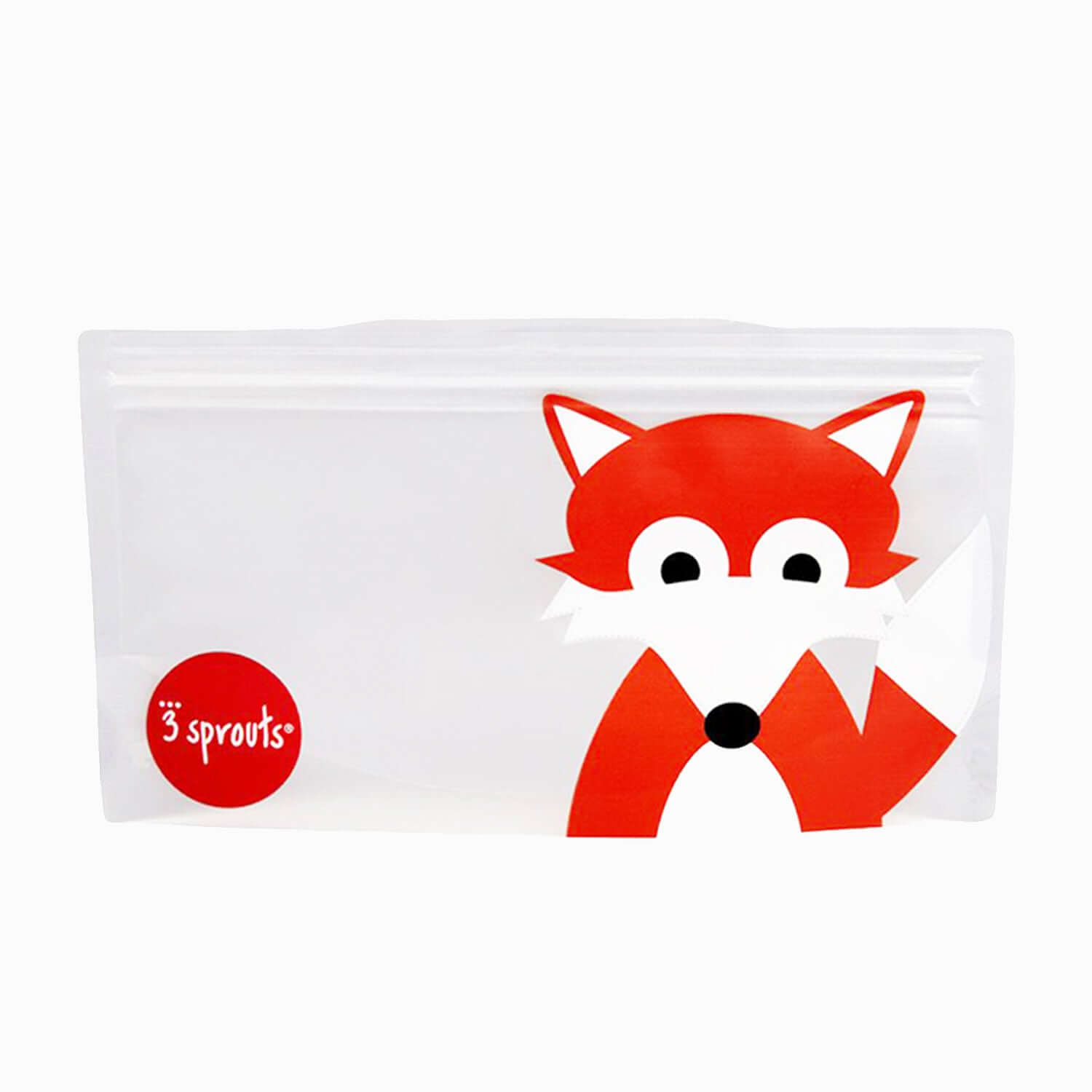 An image of Food Bag - Sandwich Bag - Snack Bag 2 pack - Fox | 3 Sprouts