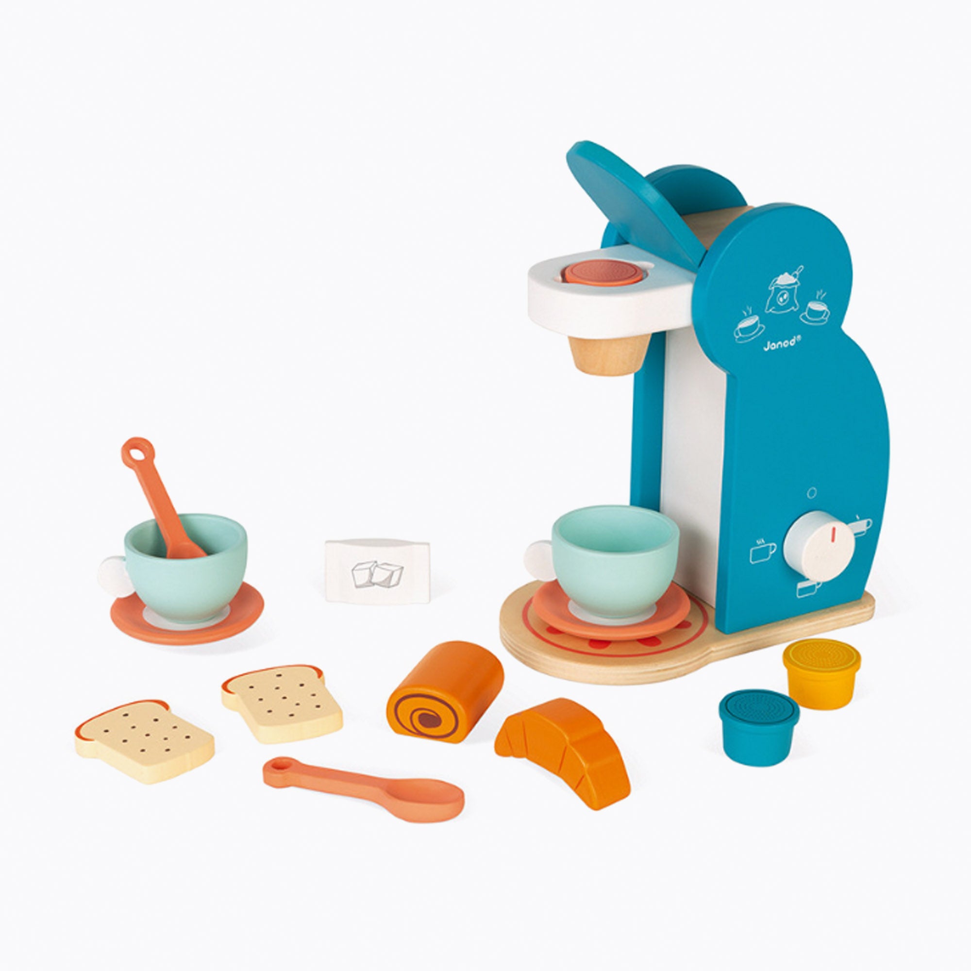 An image of Buy Janod Wooden Toys Breakfast Set at Small Smart UK