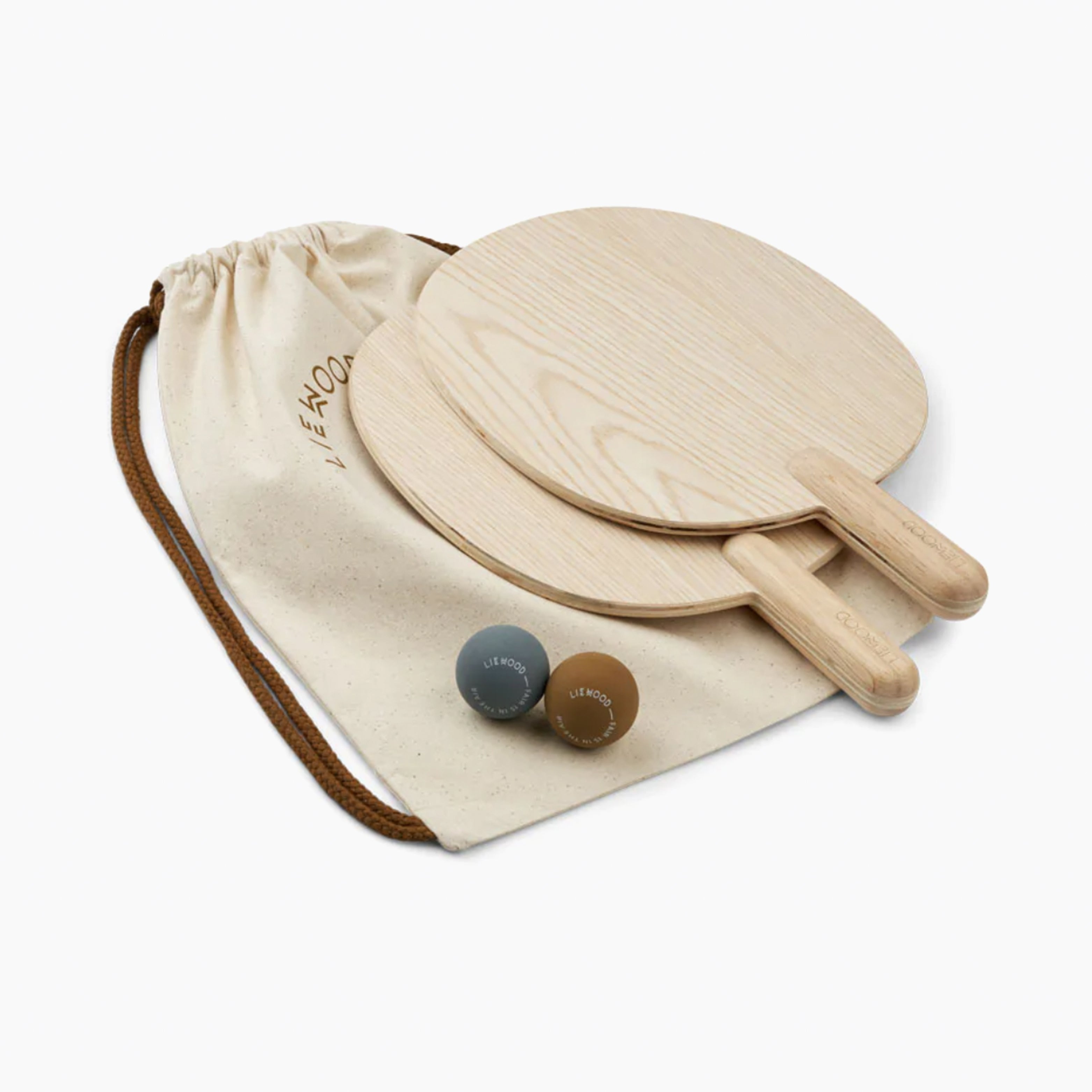 An image of Wooden Tennis Set - Garden Toys - John Garden | Liewood