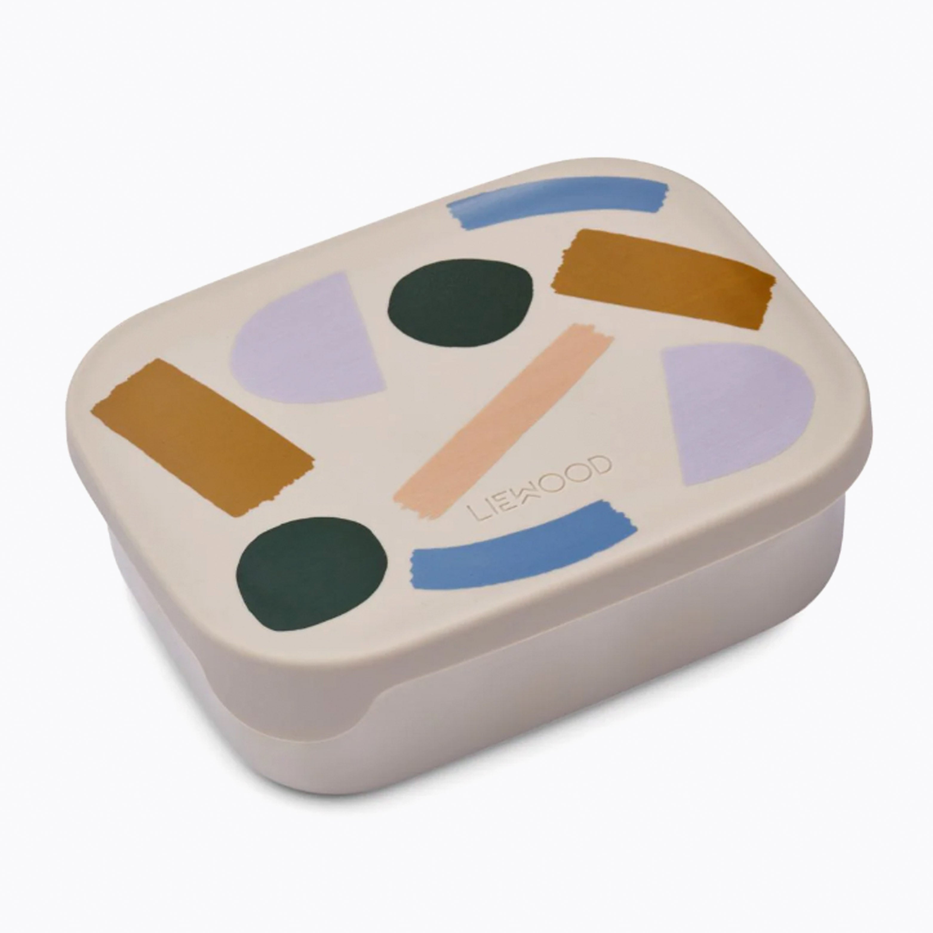 An image of Lunch Box - Liewood Arthur Lunch Box Paint Stroke | Small Smart UK