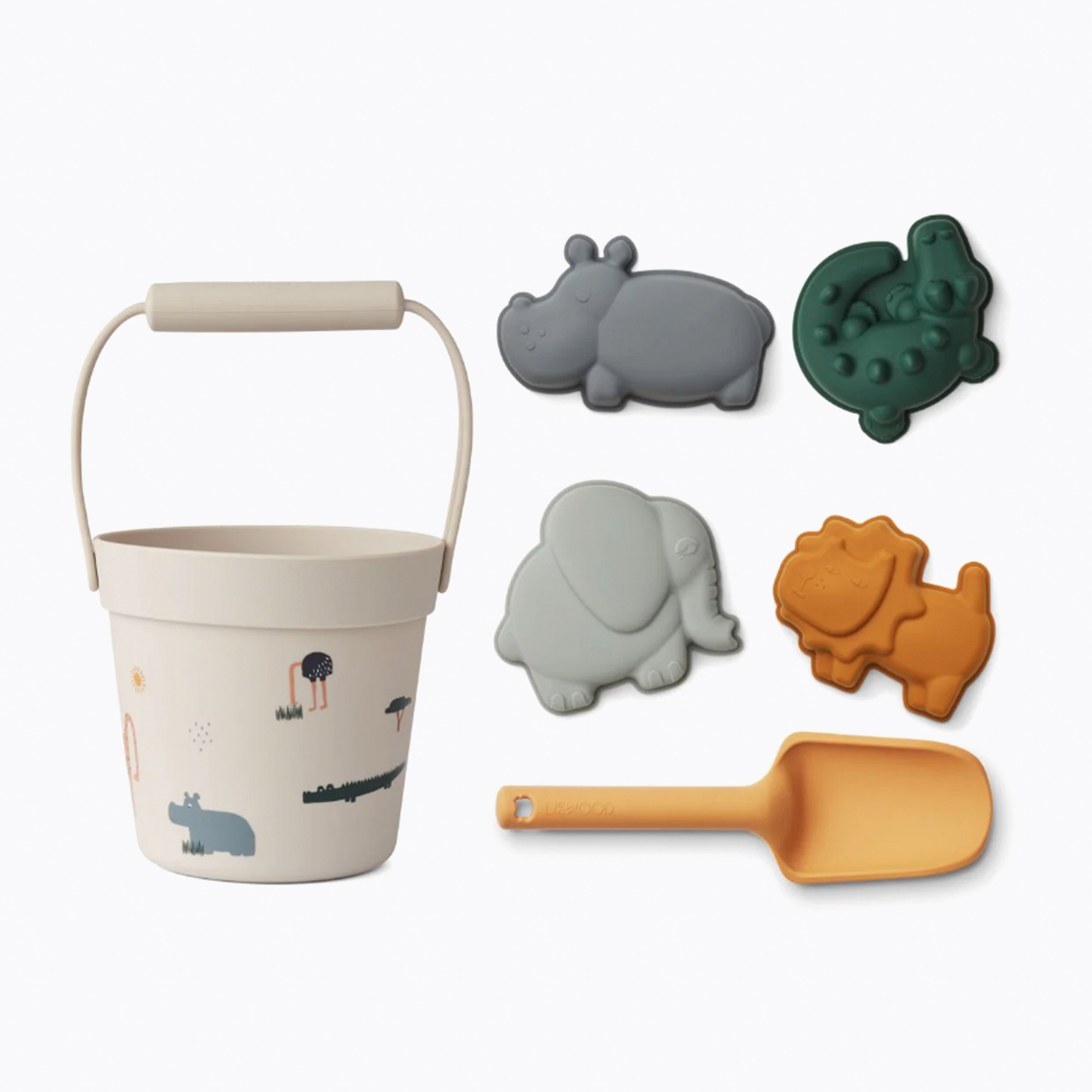 An image of Beach Toy Set - Dante Water Toys | Small Smart UK Safari / Sandy Mix