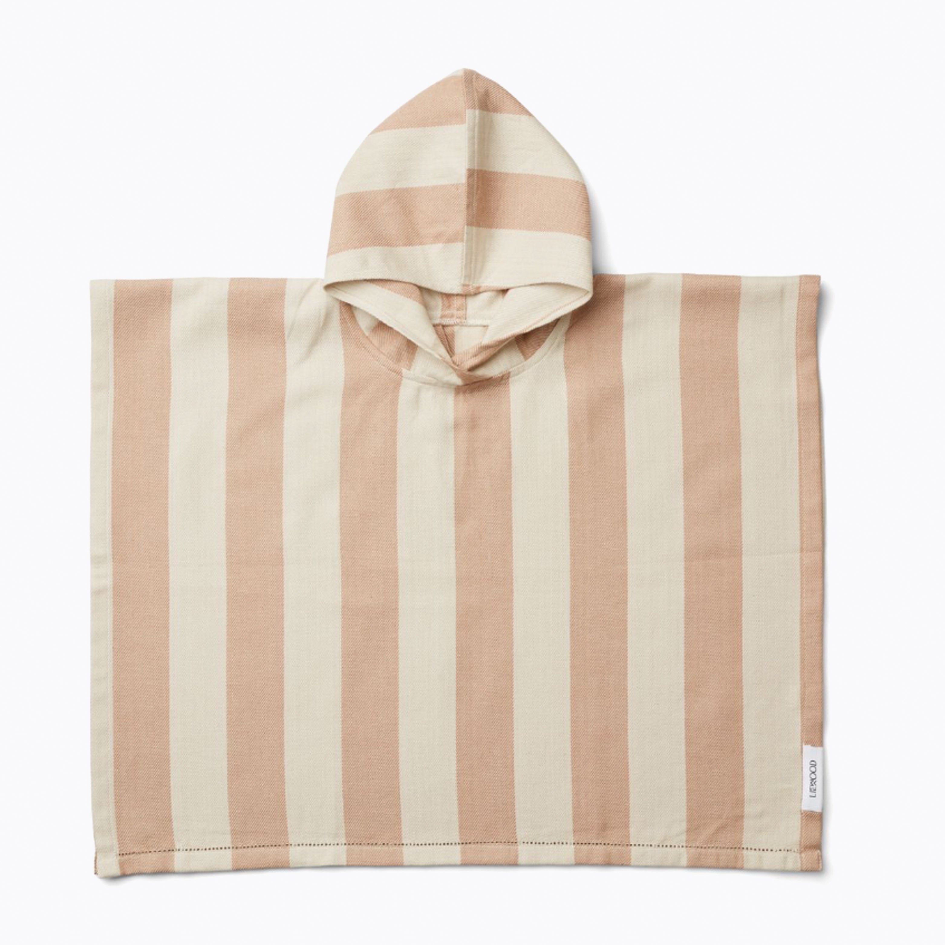 An image of Beach Poncho - Liewood Roomie Poncho - Liewood | Small Smart UK 3-4Y / Pale Tusc...
