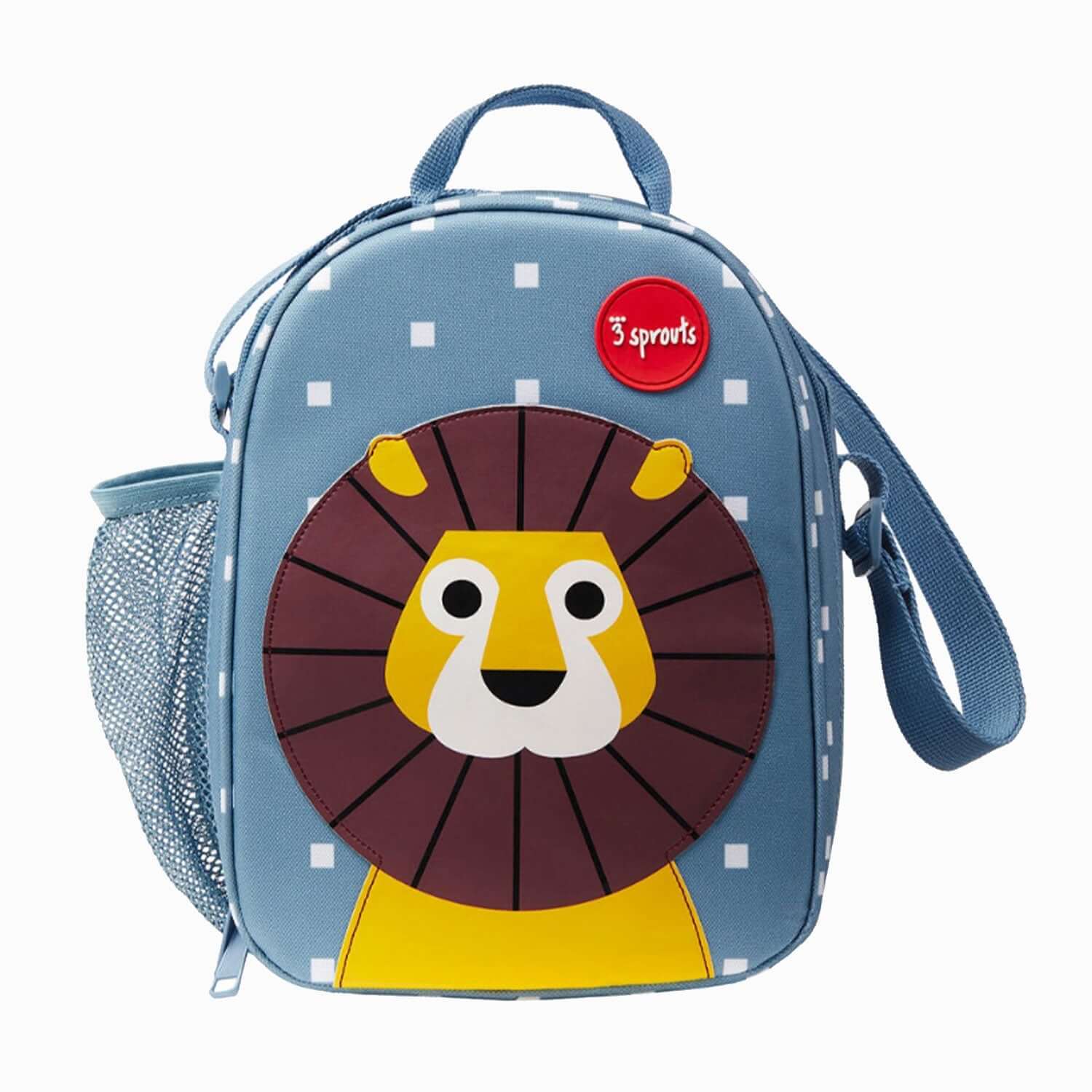 An image of Buy 3 Sprouts Kids Lunch Bag (Lion) - SmallSmart UK