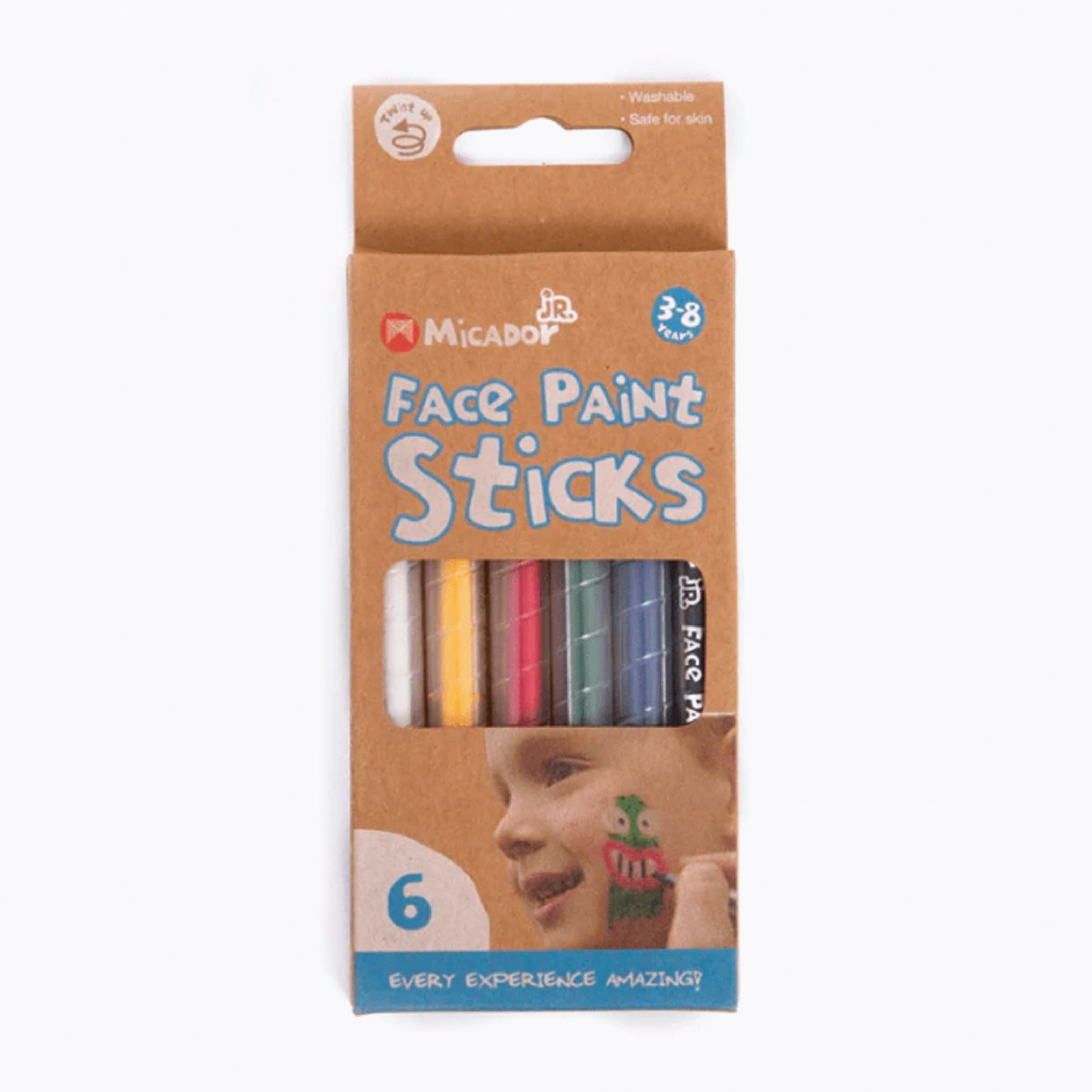An image of Micador - jR Face Paint Sticks - Small Smart UK