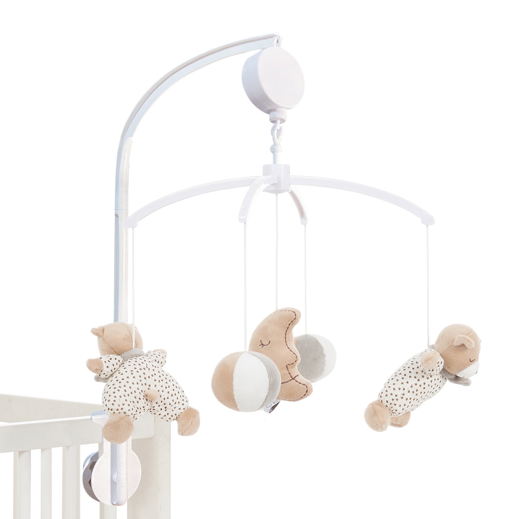 An image of Music Mobile - Baby Crib - Moon and Star | Mini Dream