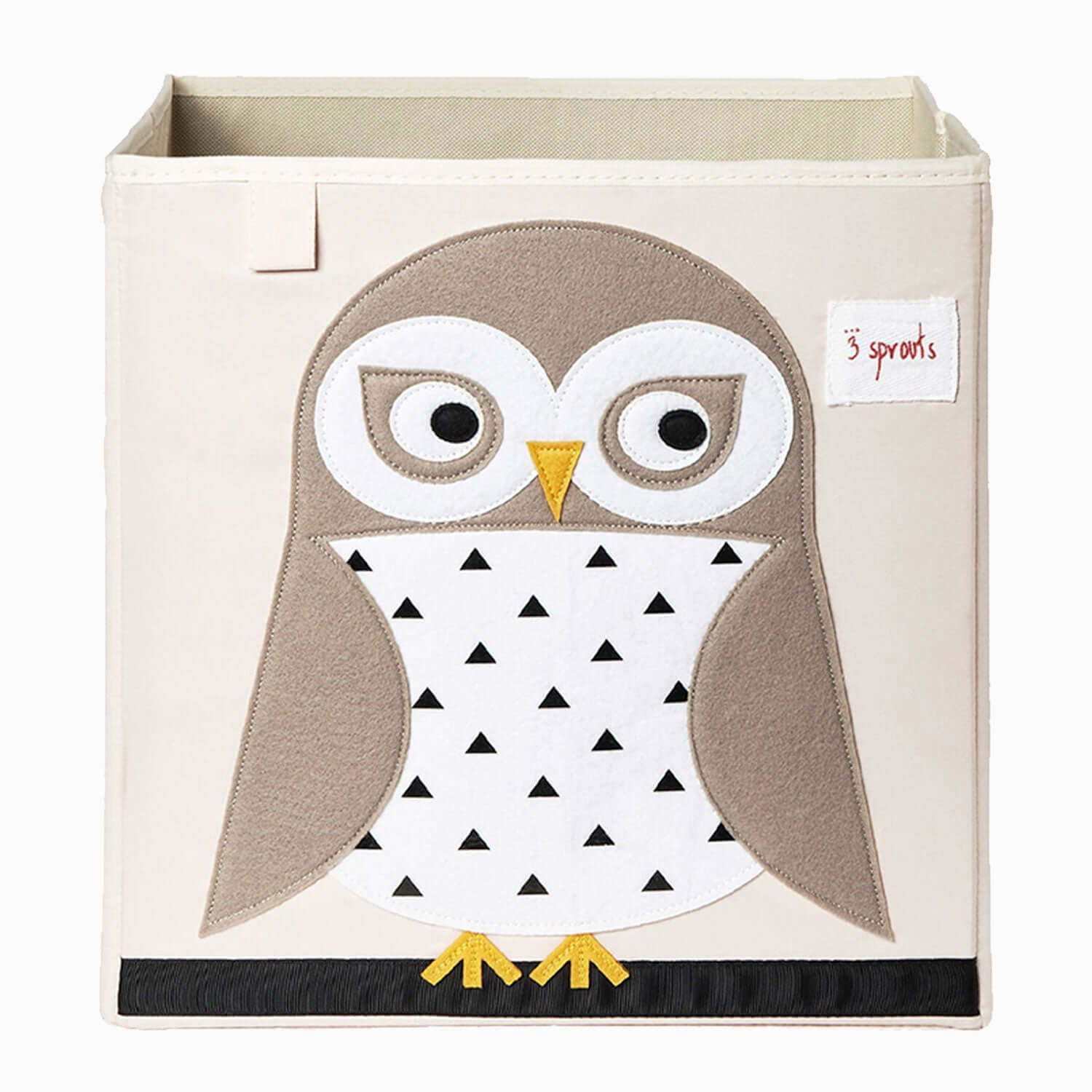 An image of Storage Box -Toy Storage - Storage Box - Owl | 3 Sprouts