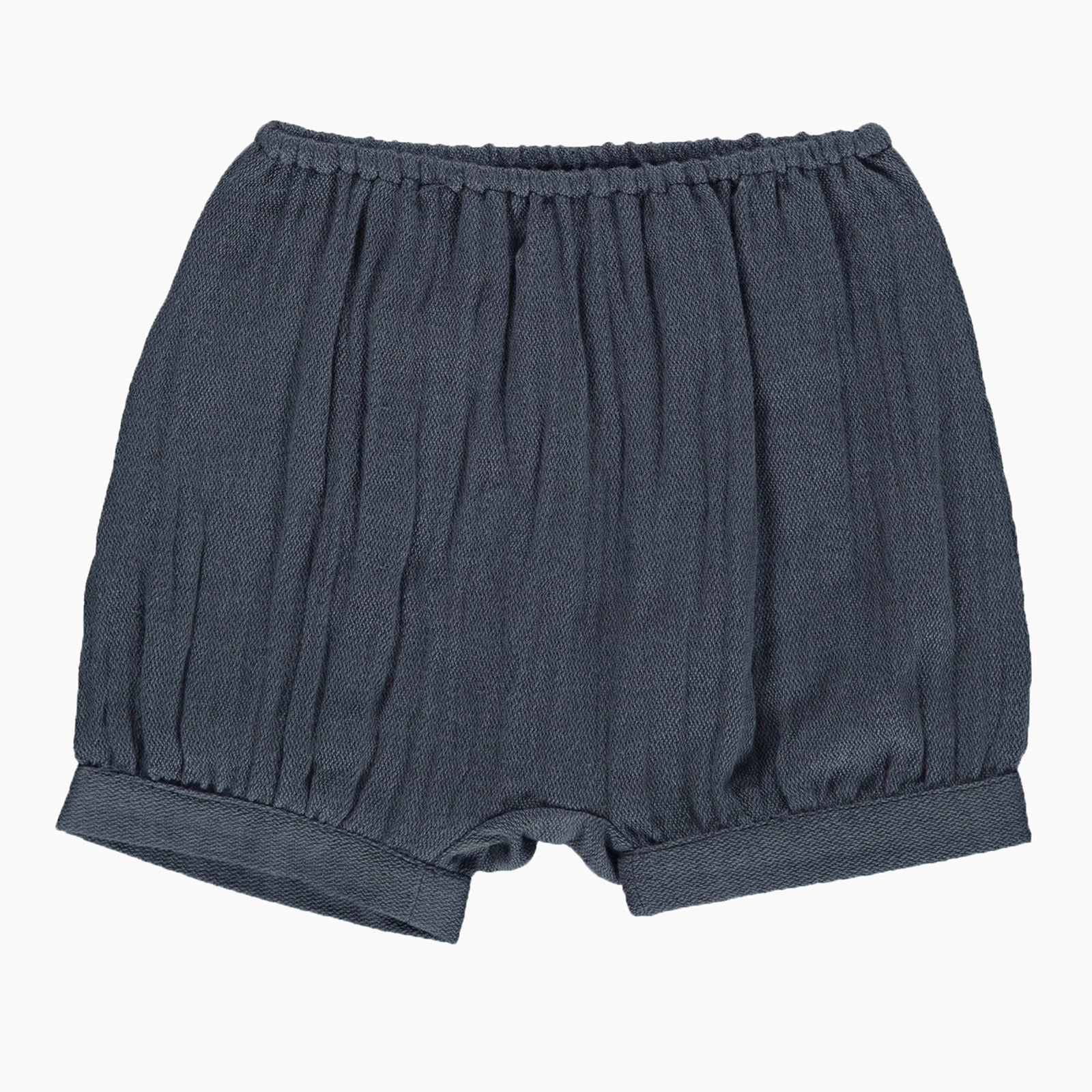 An image of Kids Shorts - Bloomer Shorts - Pablo Shorts - Oily Blue | MarMar Copenhagen