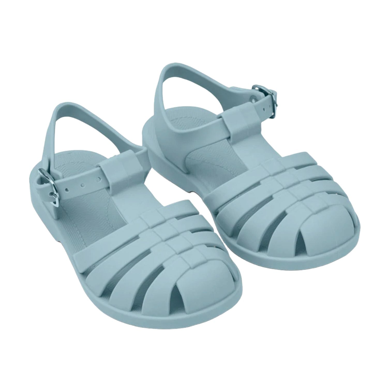 An image of Kids Jelly Sandals - Sea Blue - Bre Sandals | Liewood Sea Blue / 19