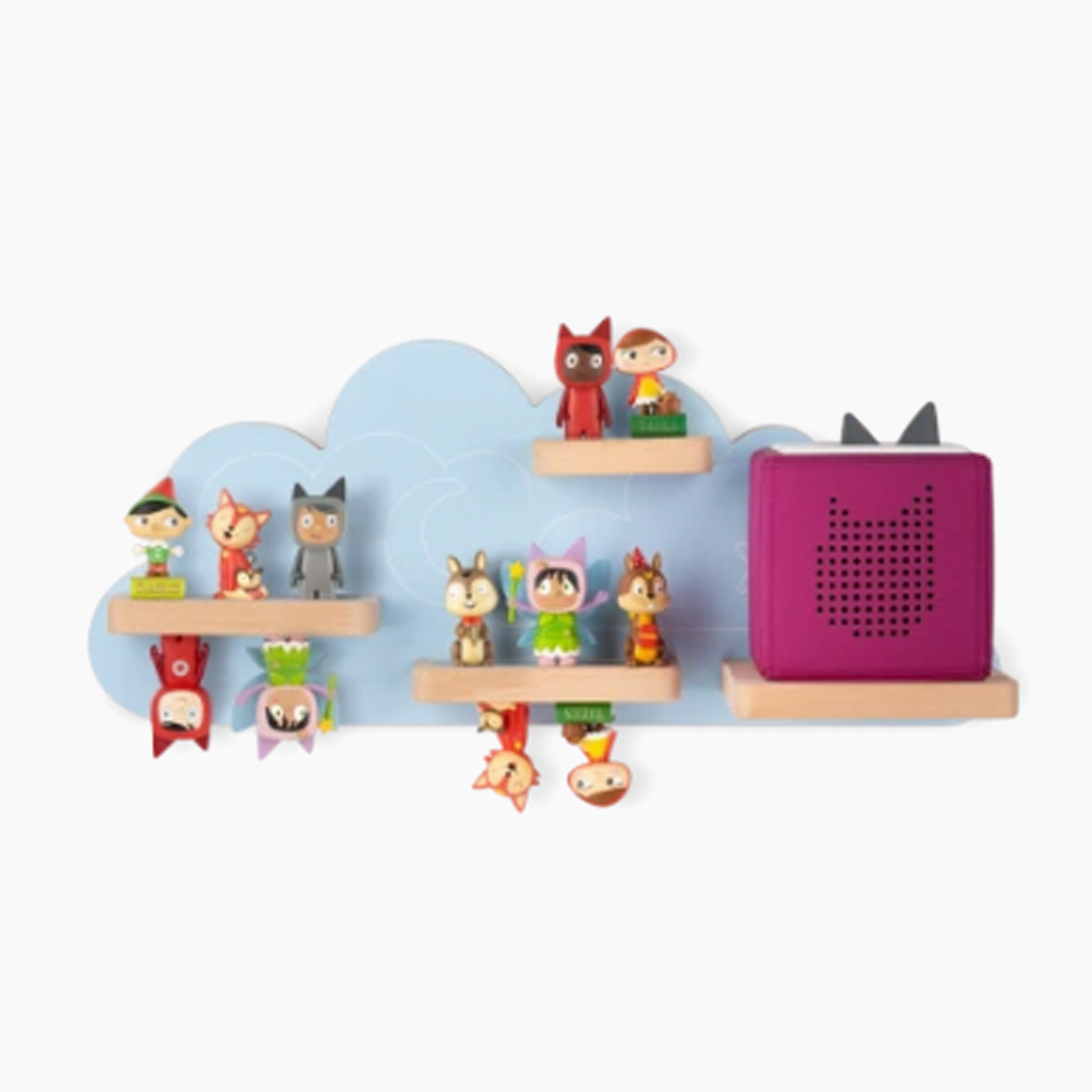 An image of Kids Room Shelf - Tonies Shelf - Cloud | Small Smart UK