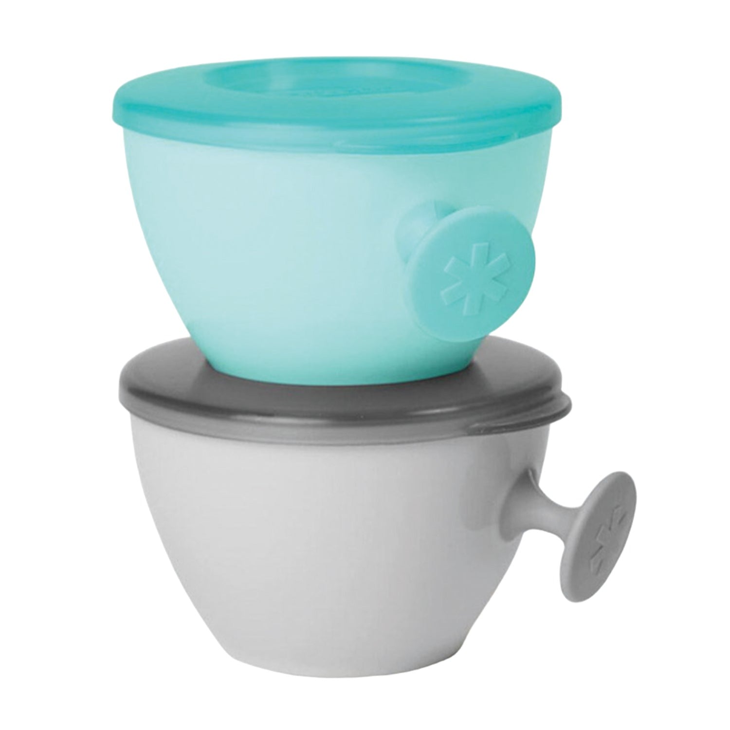 An image of Feeding Bowls - Weaning Bowl - Easy-Grab Bowls | Skip Hop Teal