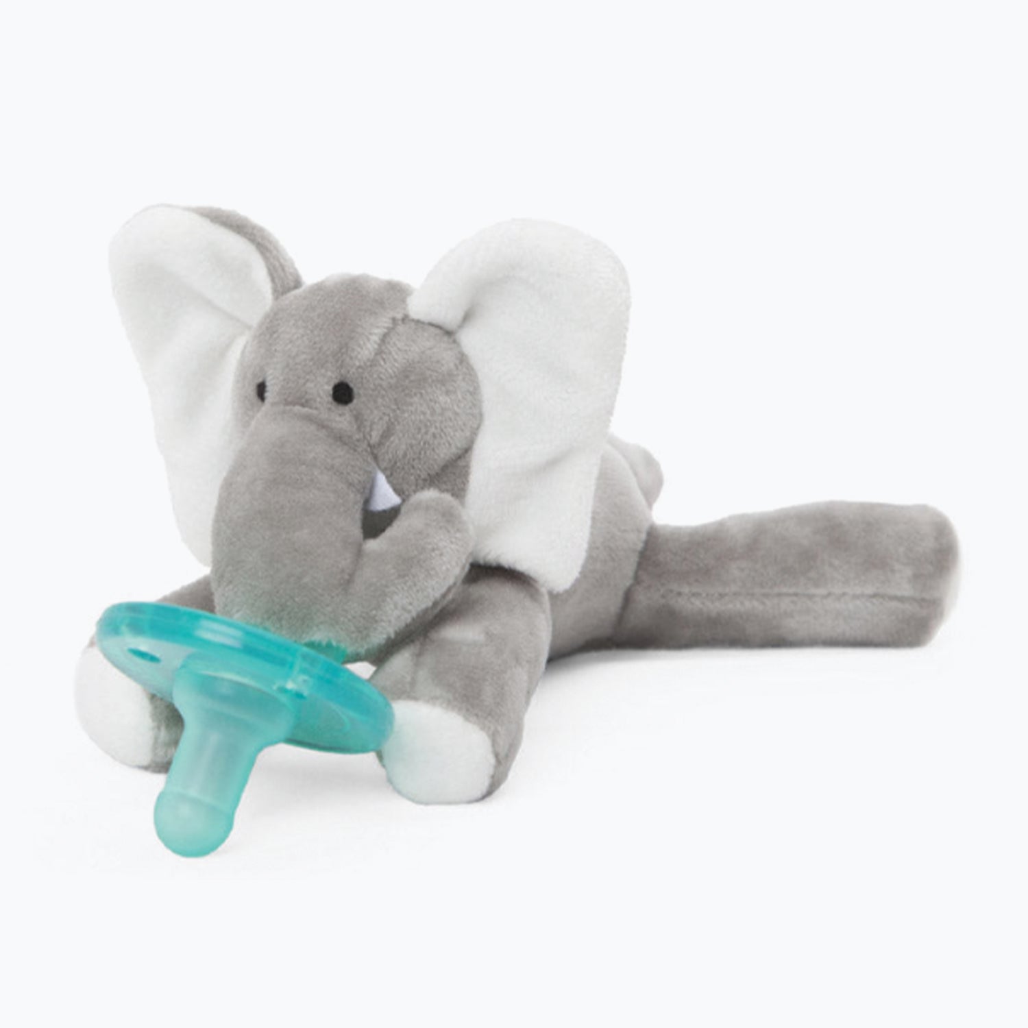 An image of Baby Pacifier - Pacifier and Comforter Toys - Elephant | WubbaNub