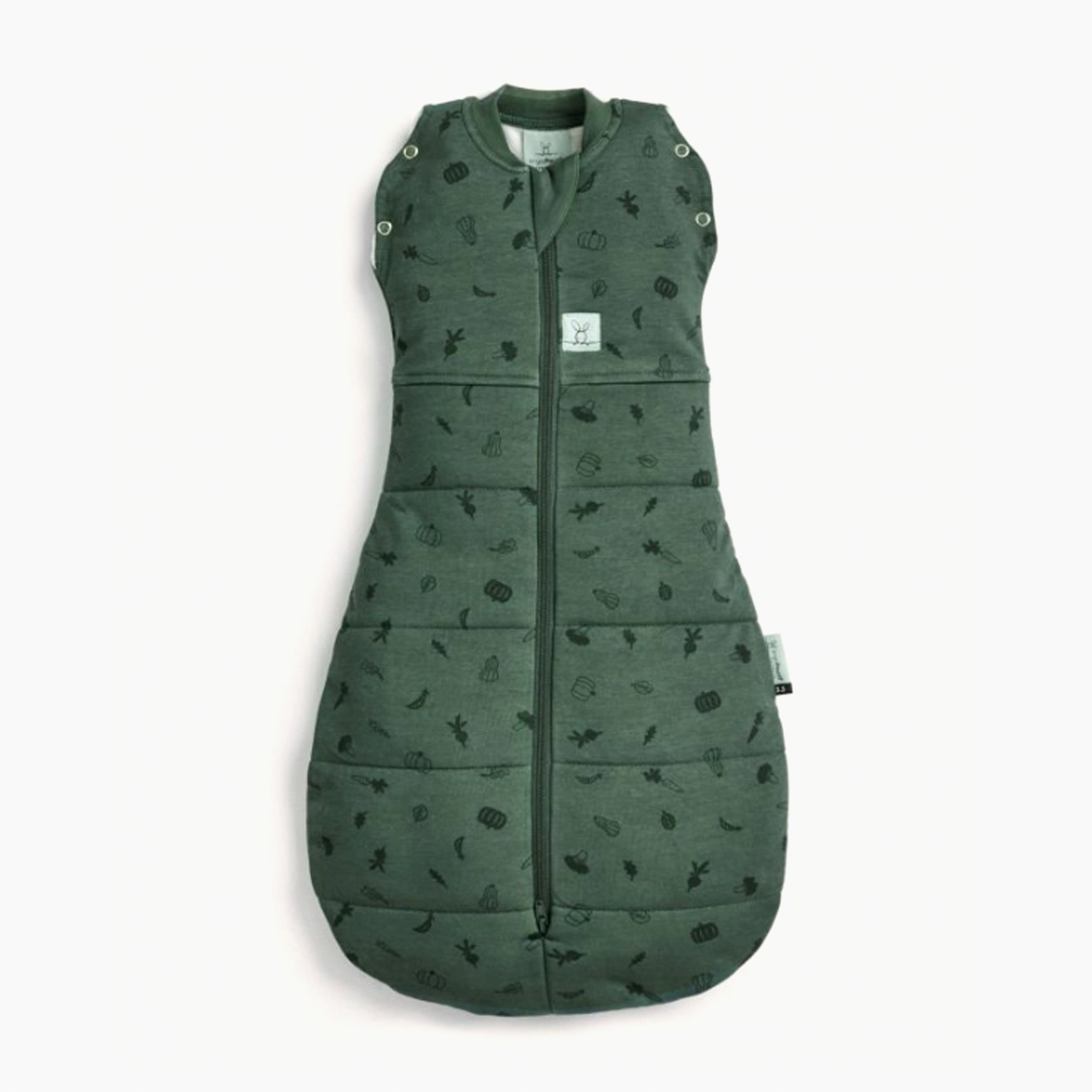 An image of Swaddle Bag - Sleeping Bag - 2.5 TOG Veggie Patch | ergoPouch
