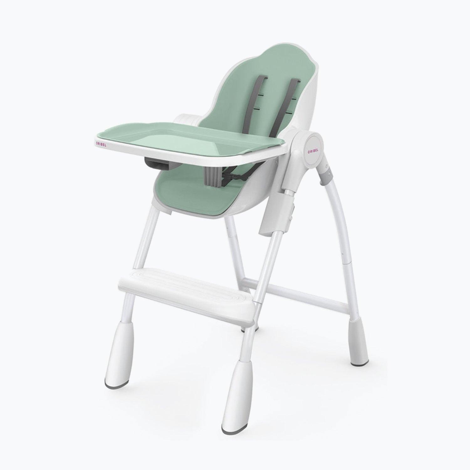 An image of Baby High Chair - Oribel Cocoon Highchair | Oribel Pistachio