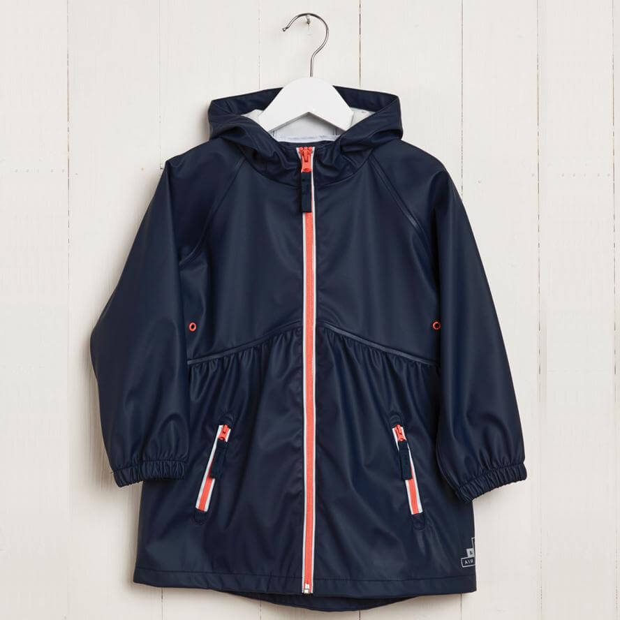 Buy Grass & Air Girls Rainster Navy at £25.50 only | Small Smart