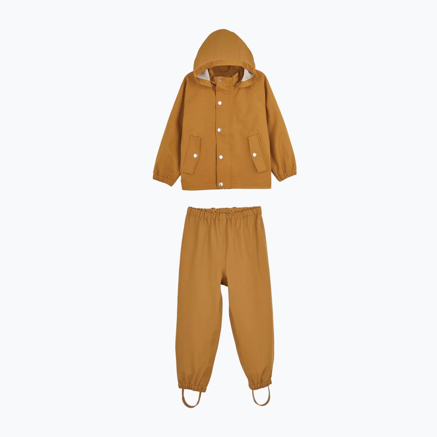 An image of Kids Raincoat Set - Liewood Parker Kids Rainwear | Liewood 4Y / Mustard