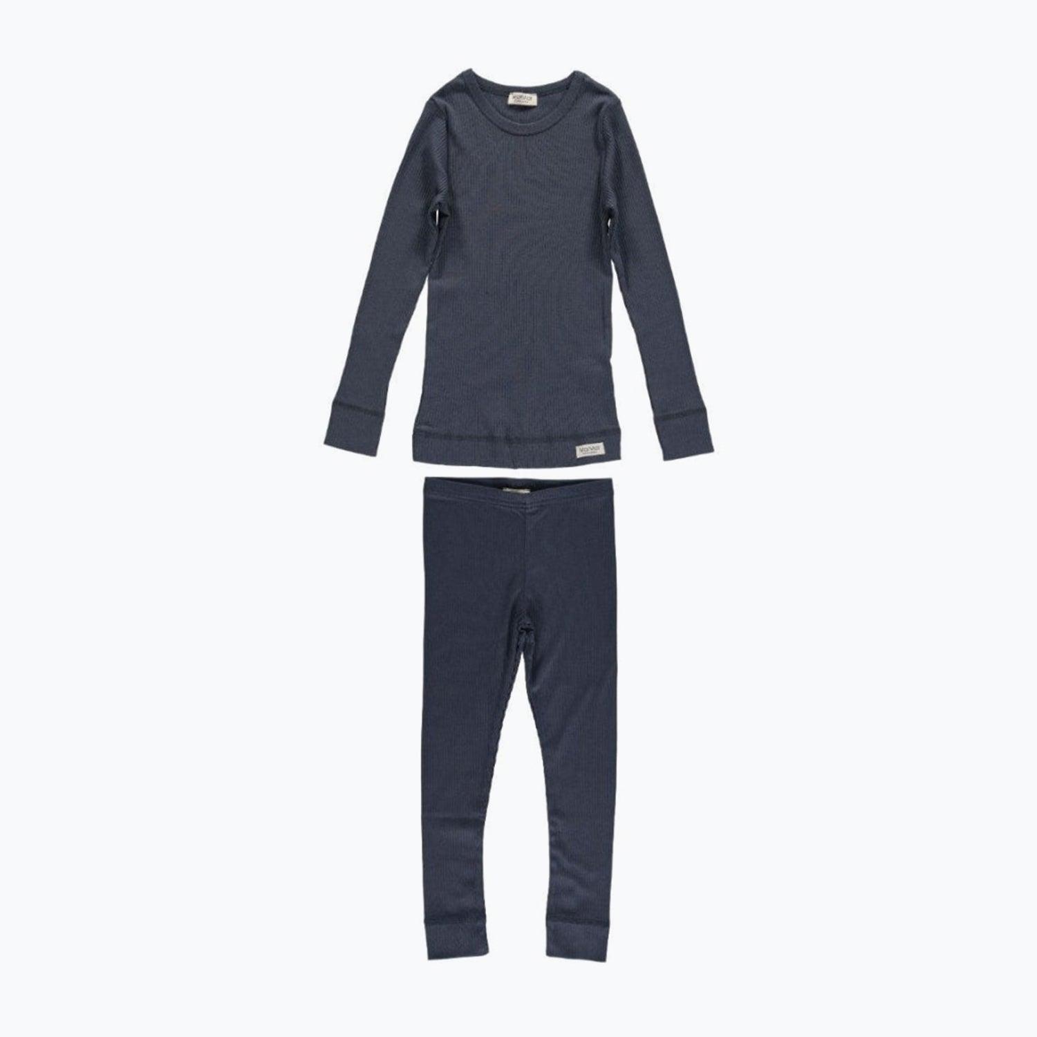 An image of Kids Sleepwear - Kids pajamas | MarMar Copenhagen Navy / 4Y/104cm