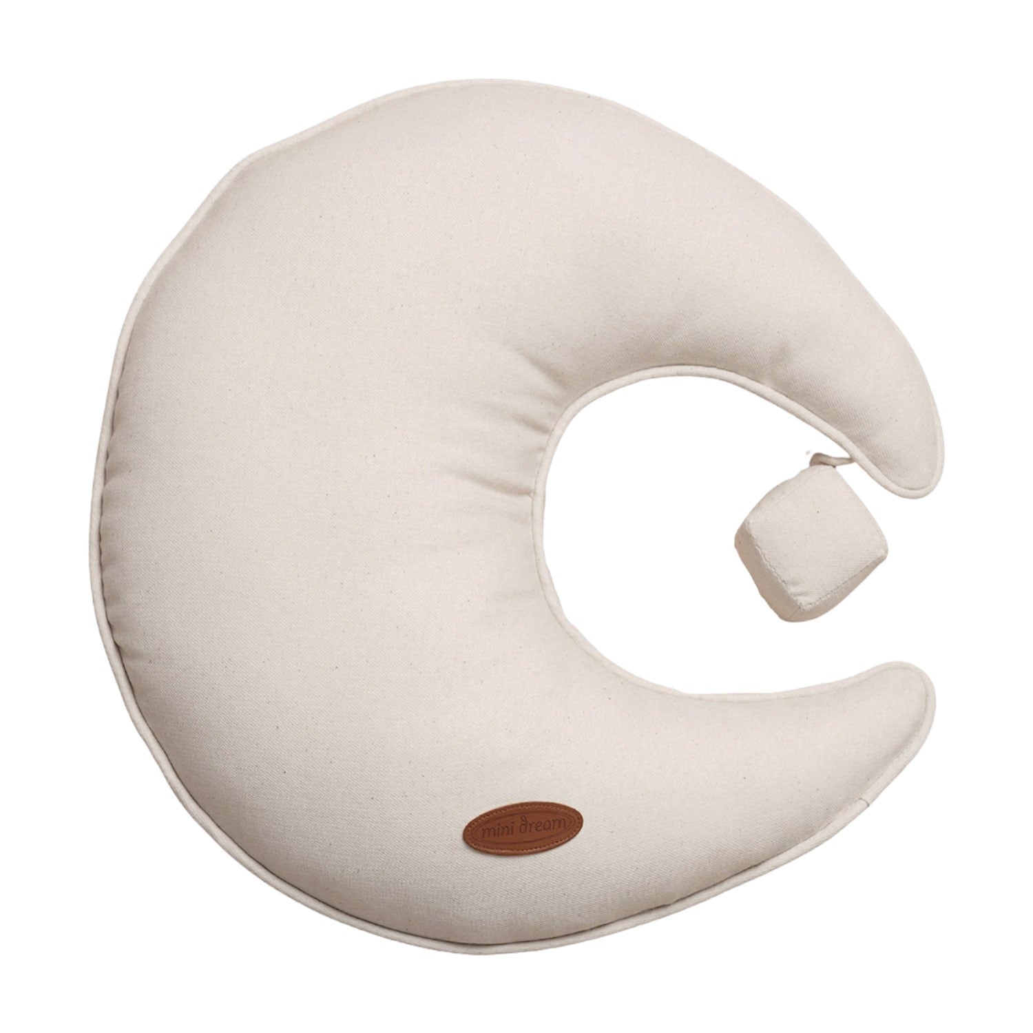 An image of Nursery Cushions - Organic Kids Moon Cushion - Cotton Cushion | Mini Dream