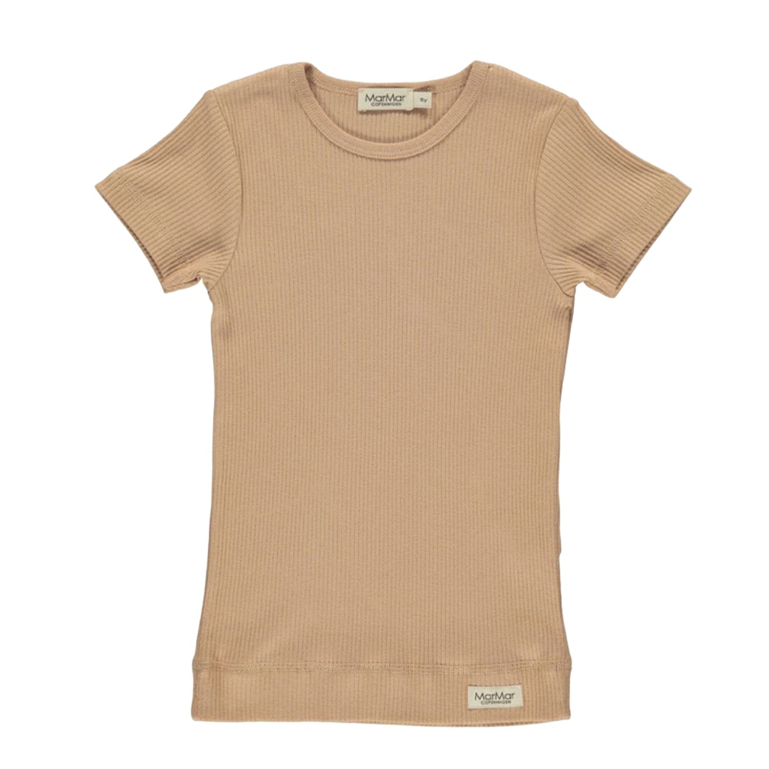 An image of Kids Short Sleeve T-shirt - Kids Top - Plain Tee Shirt| MarMar Copenhagen 1Y/80C...