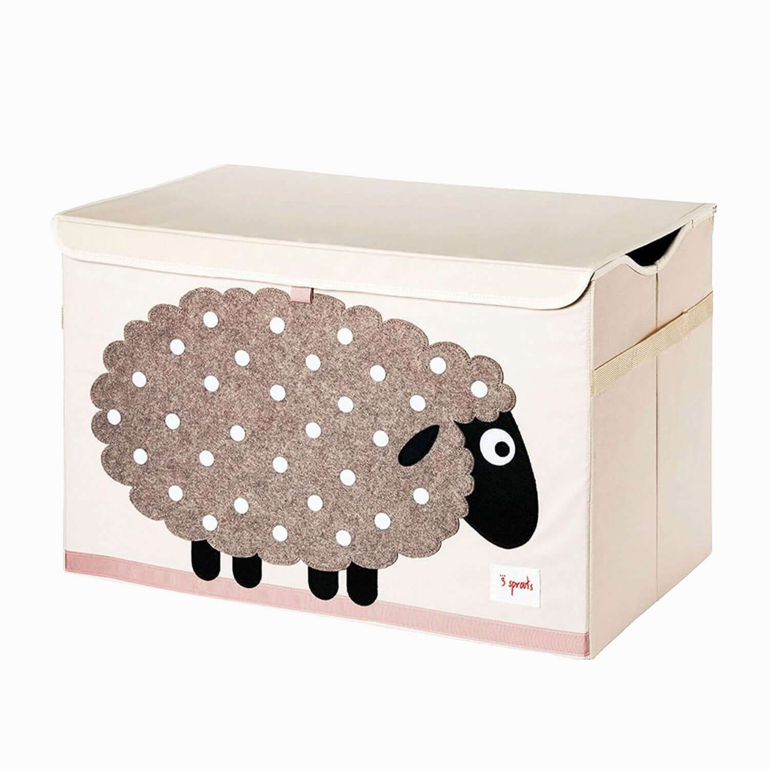 An image of Storage Box - Toy Storage Chest - Toy Storage Box - Sheep | 3 Sprouts