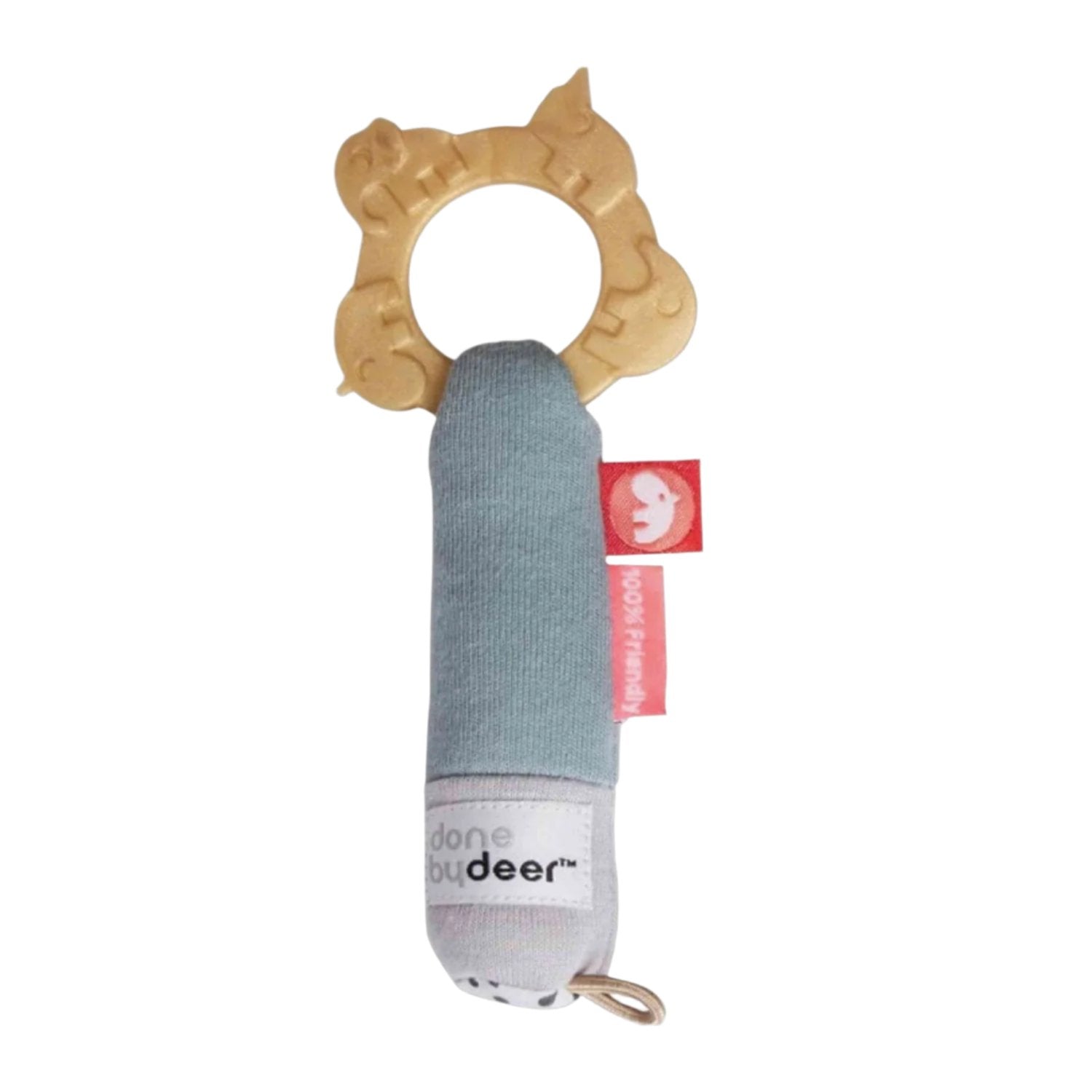 An image of Done By Deer Baby Teether - Done by Deer Tiny Teething Rattle | Done by Deer