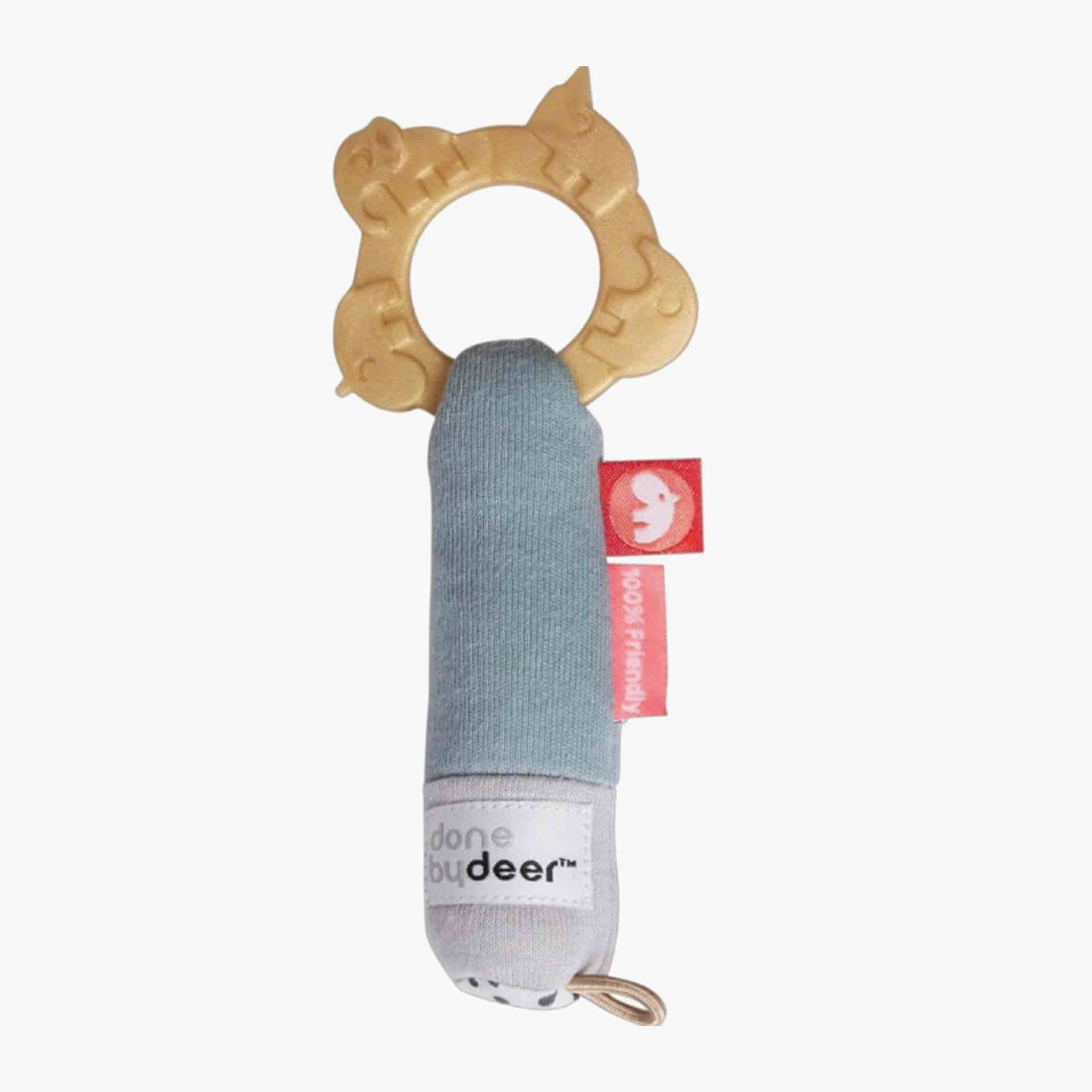 An image of Done By Deer Baby Teether - Done by Deer Tiny Teething Rattle | Done by Deer