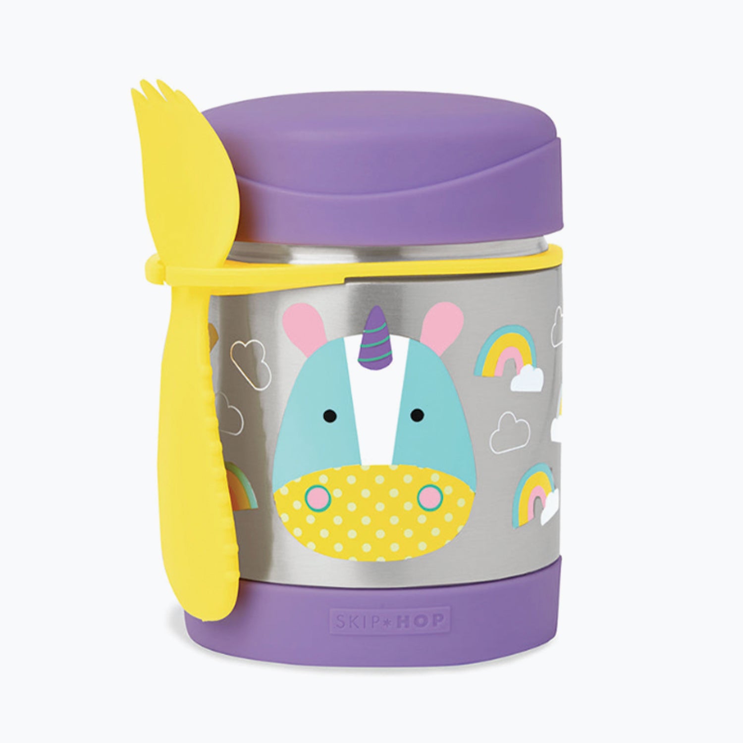 An image of Kids Food Jar - Insulated Food Jar | Skip Hop Unicorn