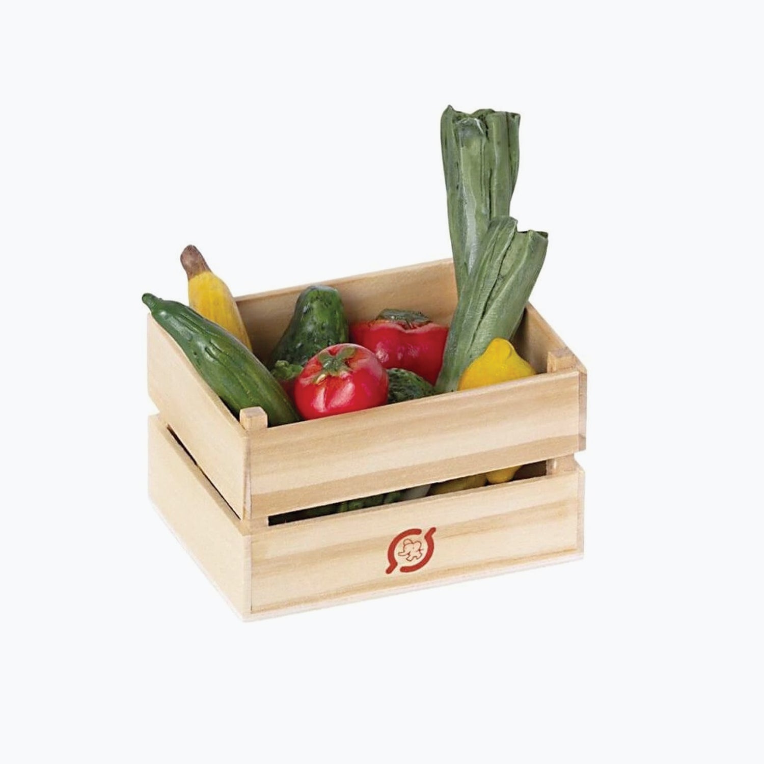 An image of Maileg Miniature Veggies & Fruit Set - Maileg Vegetables and Fruit - Mini Play F...