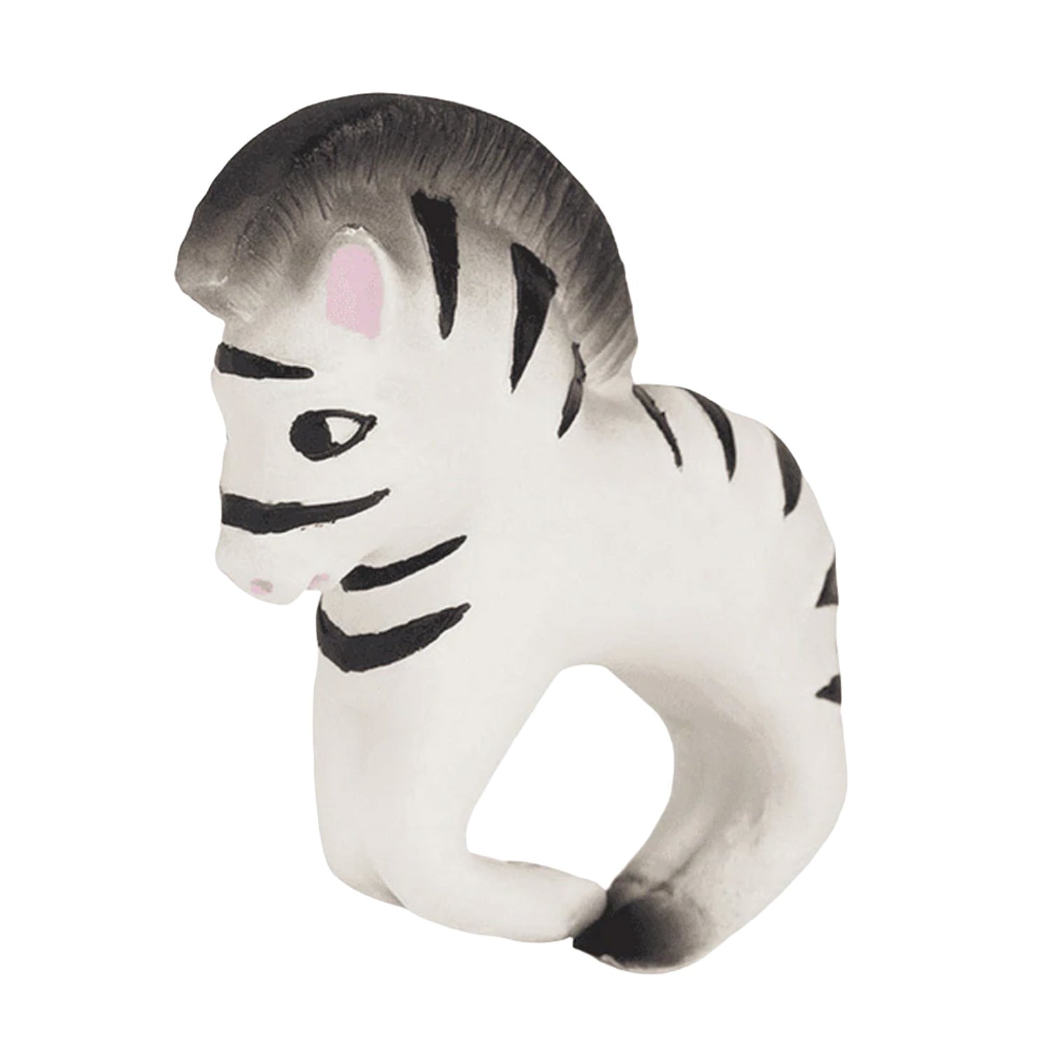 An image of Zoe the Zebra Baby Teether | Oli and Carol Bracelet