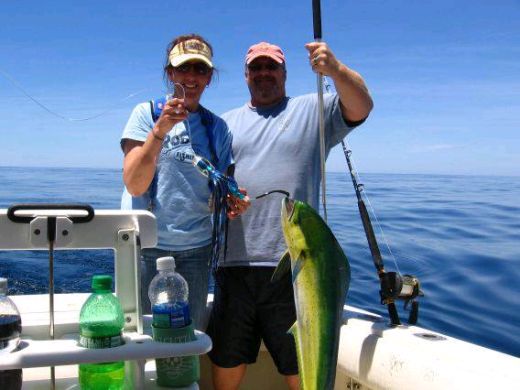 Chris Densmore hookup on a Blue Flying Fish scented lure.